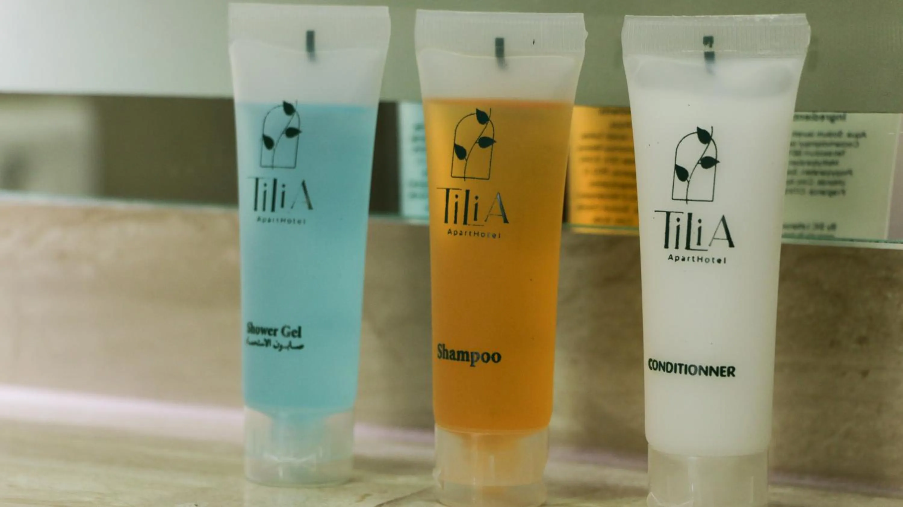 Text overlay in Tilia Hotel Beirut