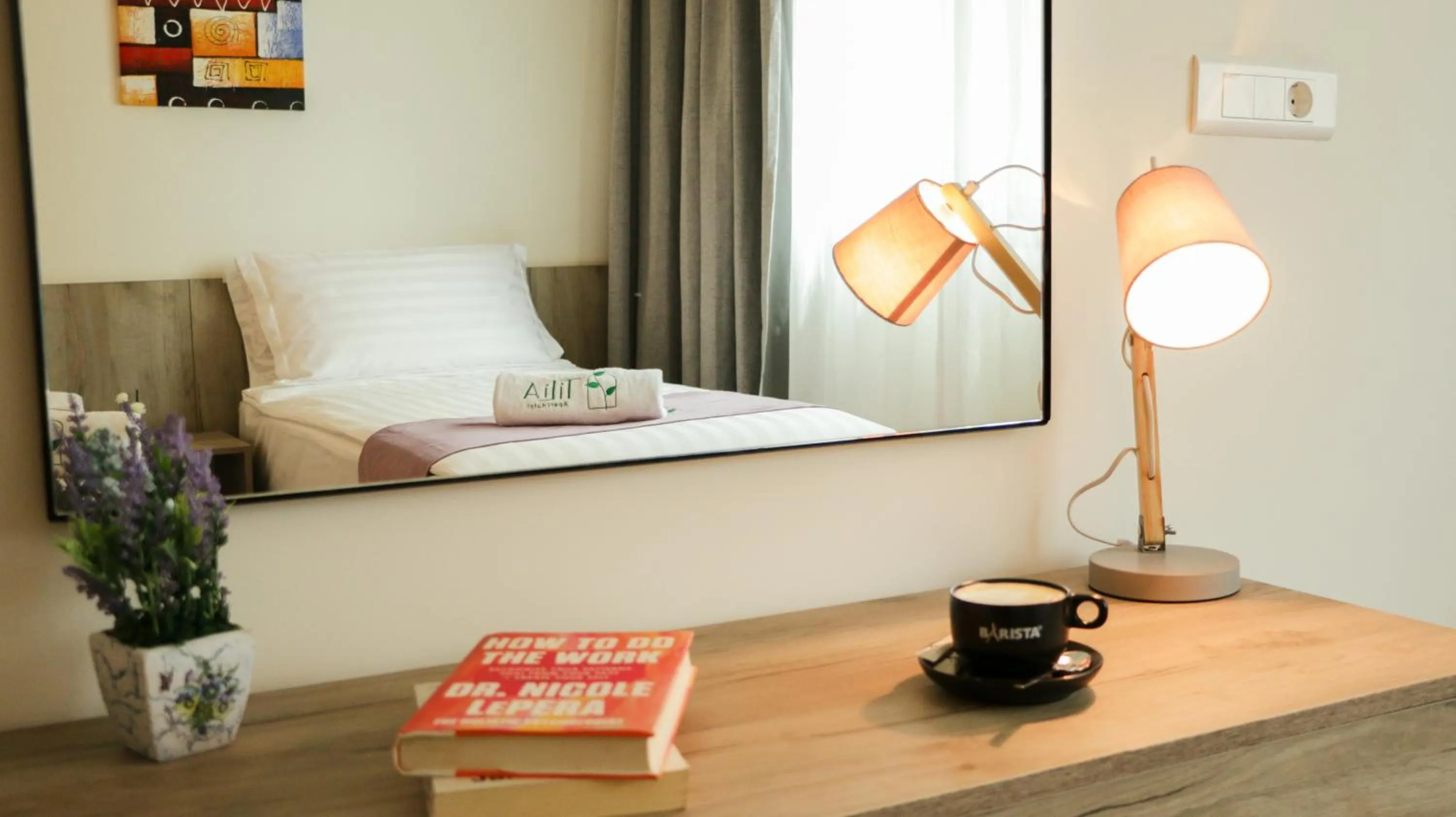 Bed in Tilia Hotel Beirut