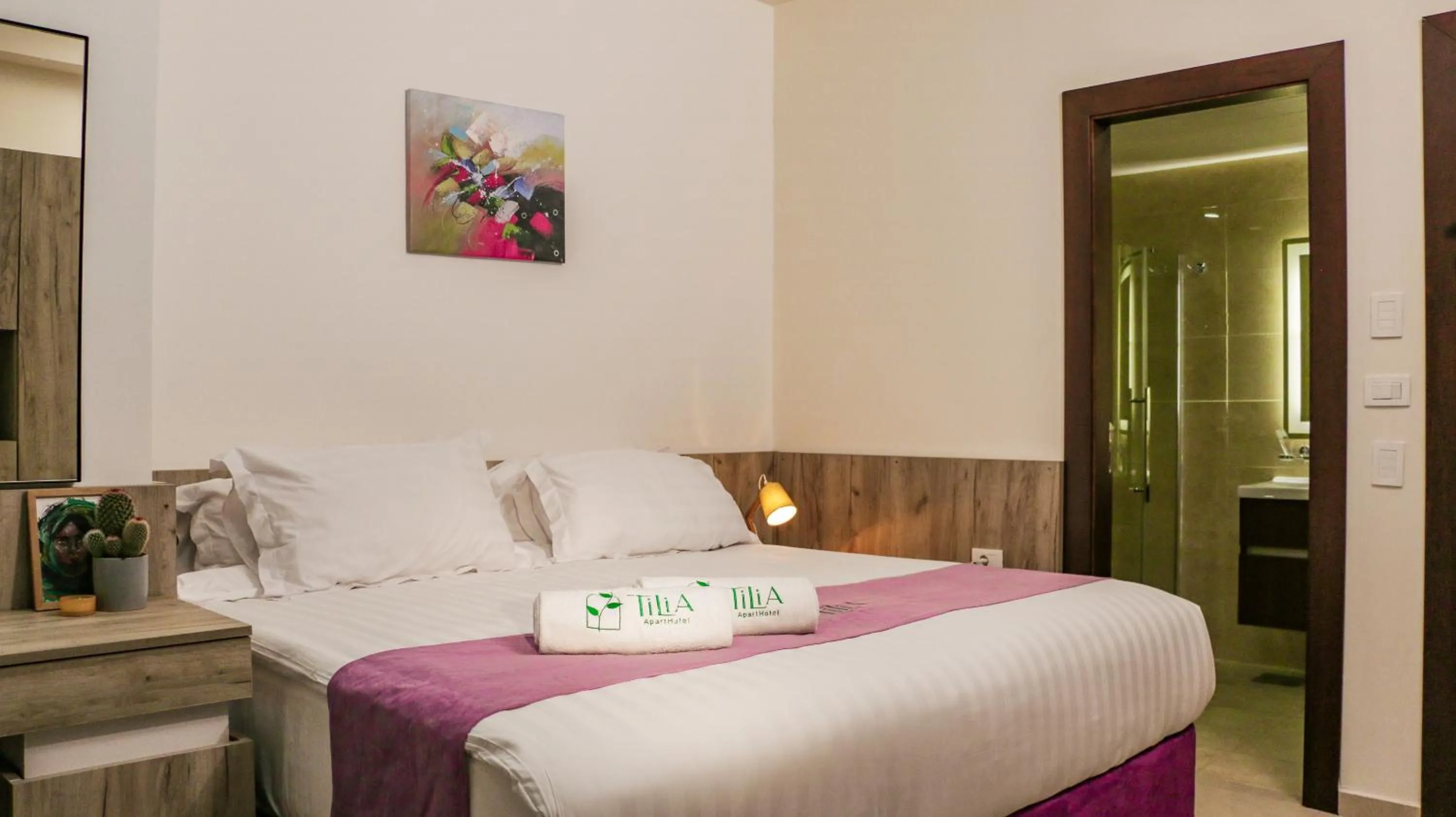 Bed in Tilia Hotel Beirut