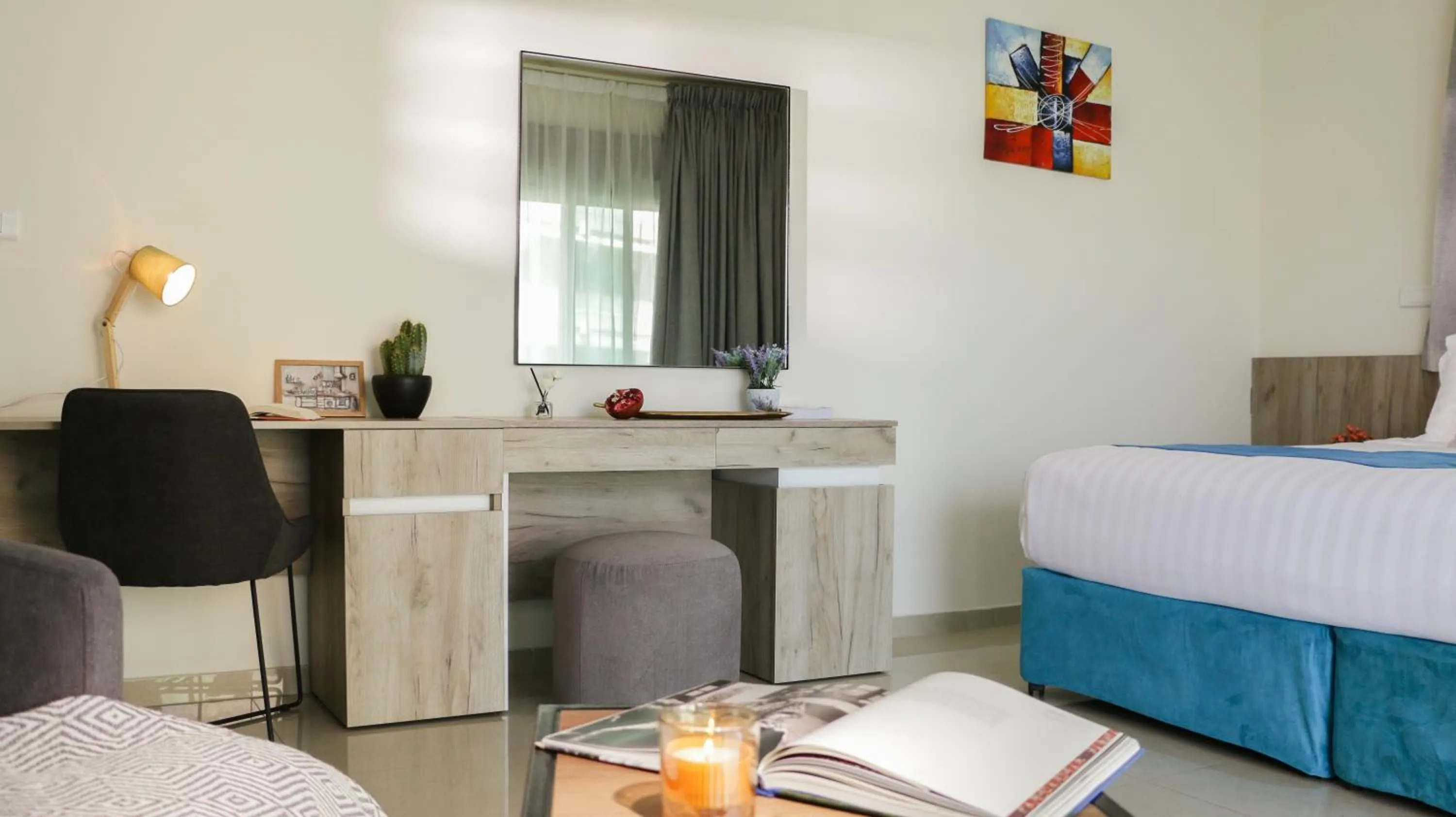 Bed in Tilia Hotel Beirut