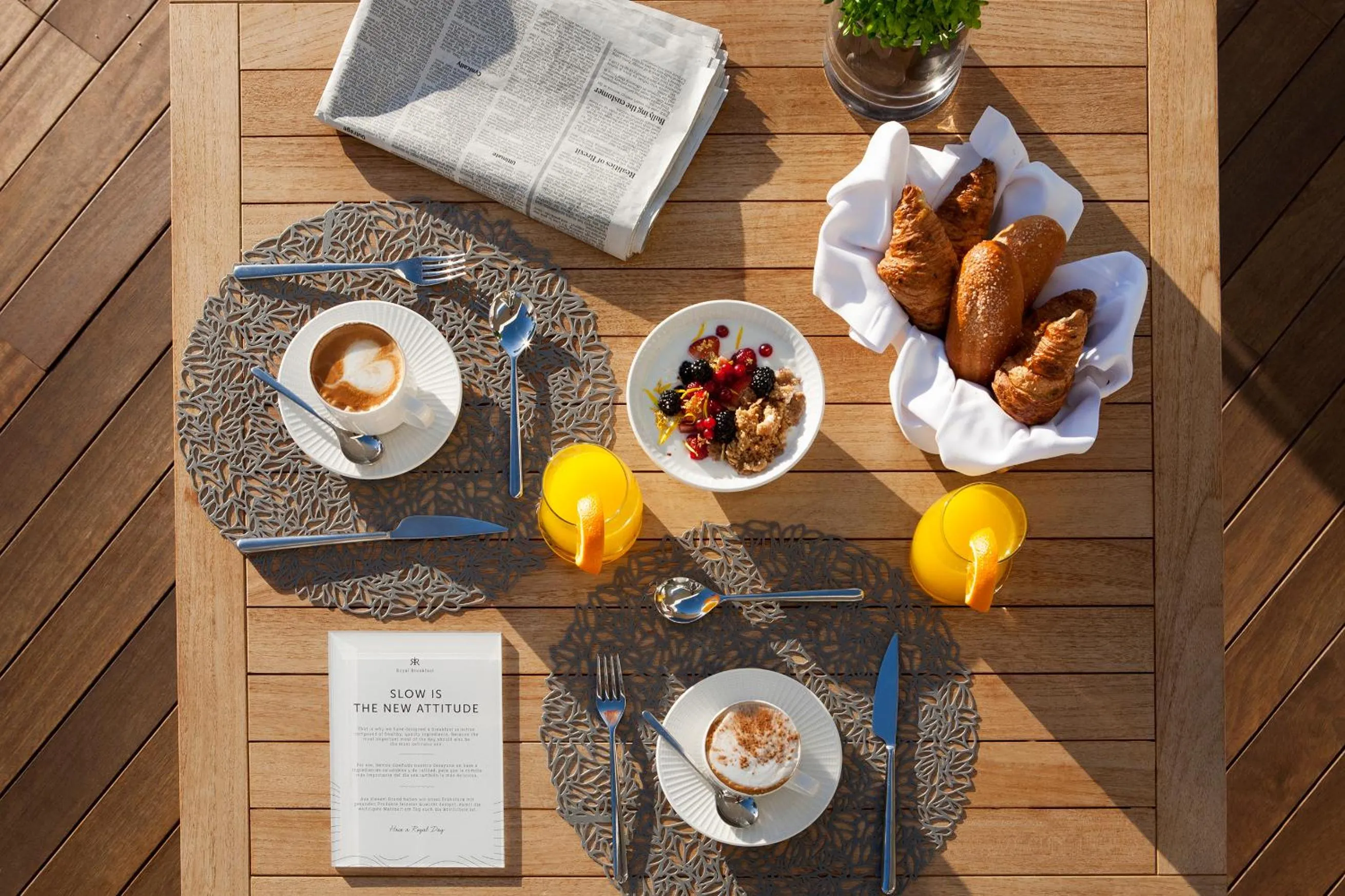 Breakfast in Royal Hideaway Corales Villas