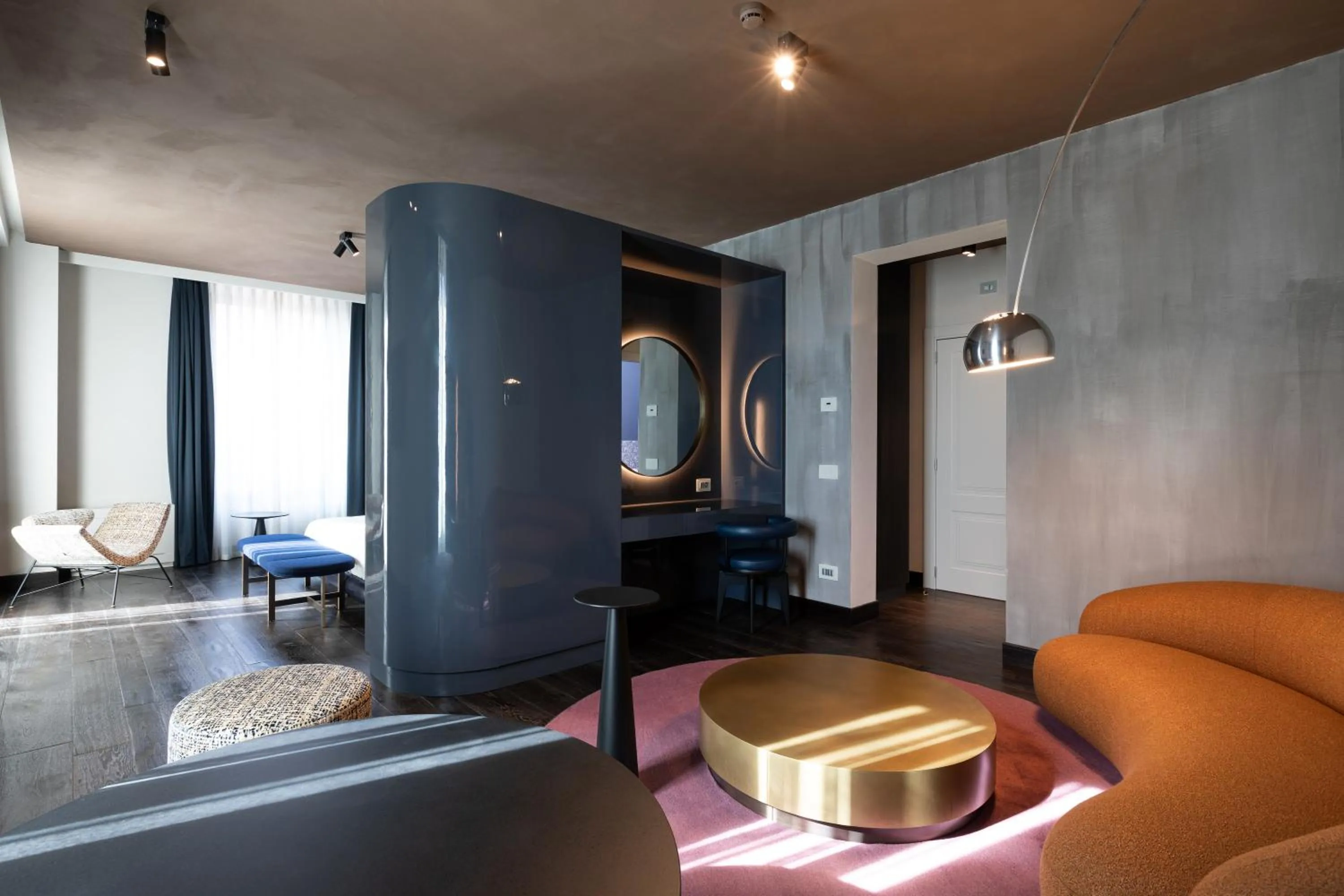 Living room, Bed in Palazzo Utini