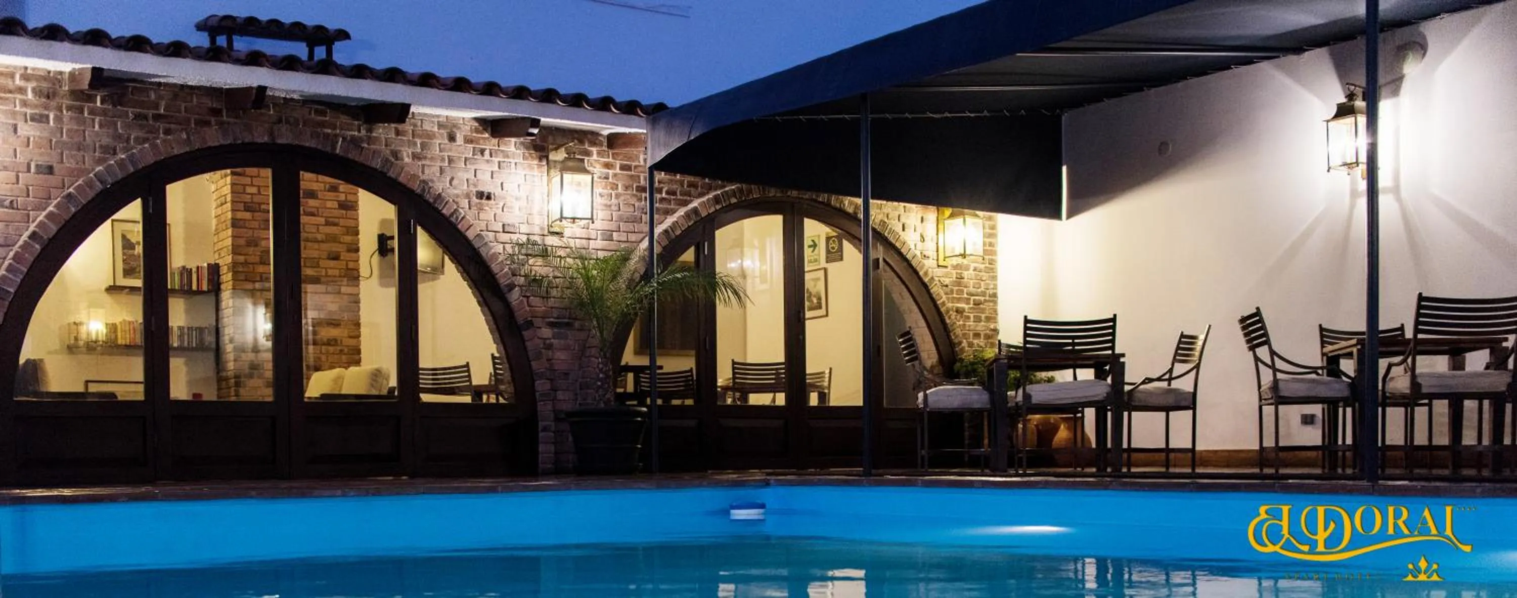 Patio in Apart Hotel El Doral