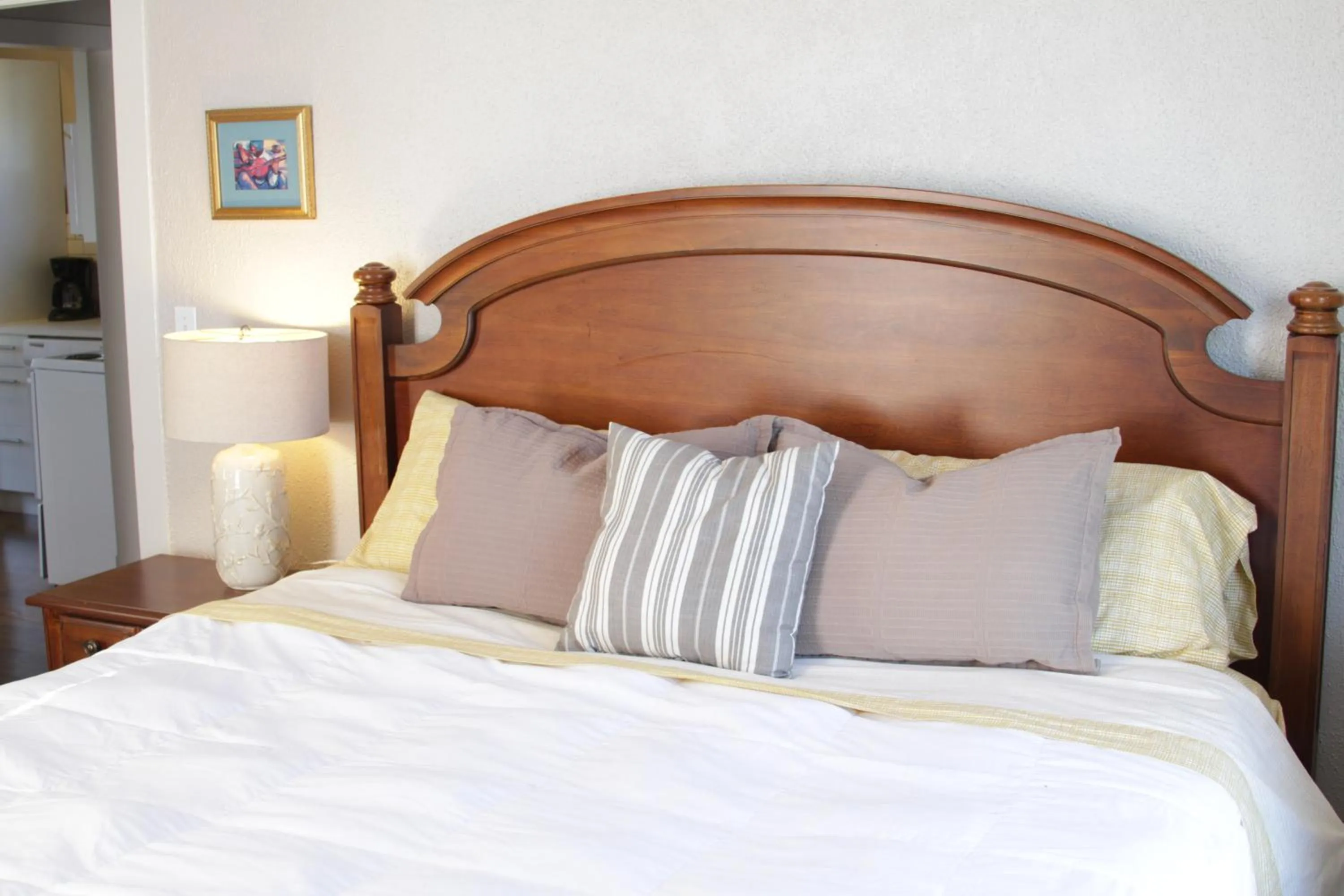 Bed in Modern Homestead Guest House