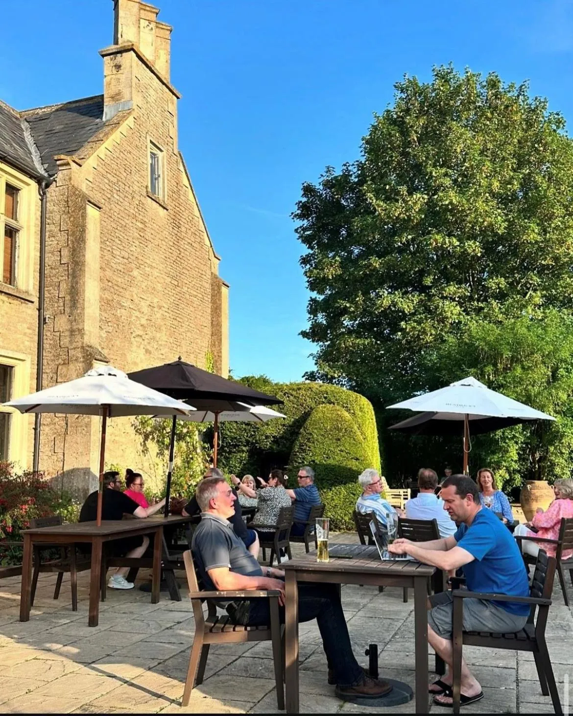 Patio in Stanton Manor Hotel