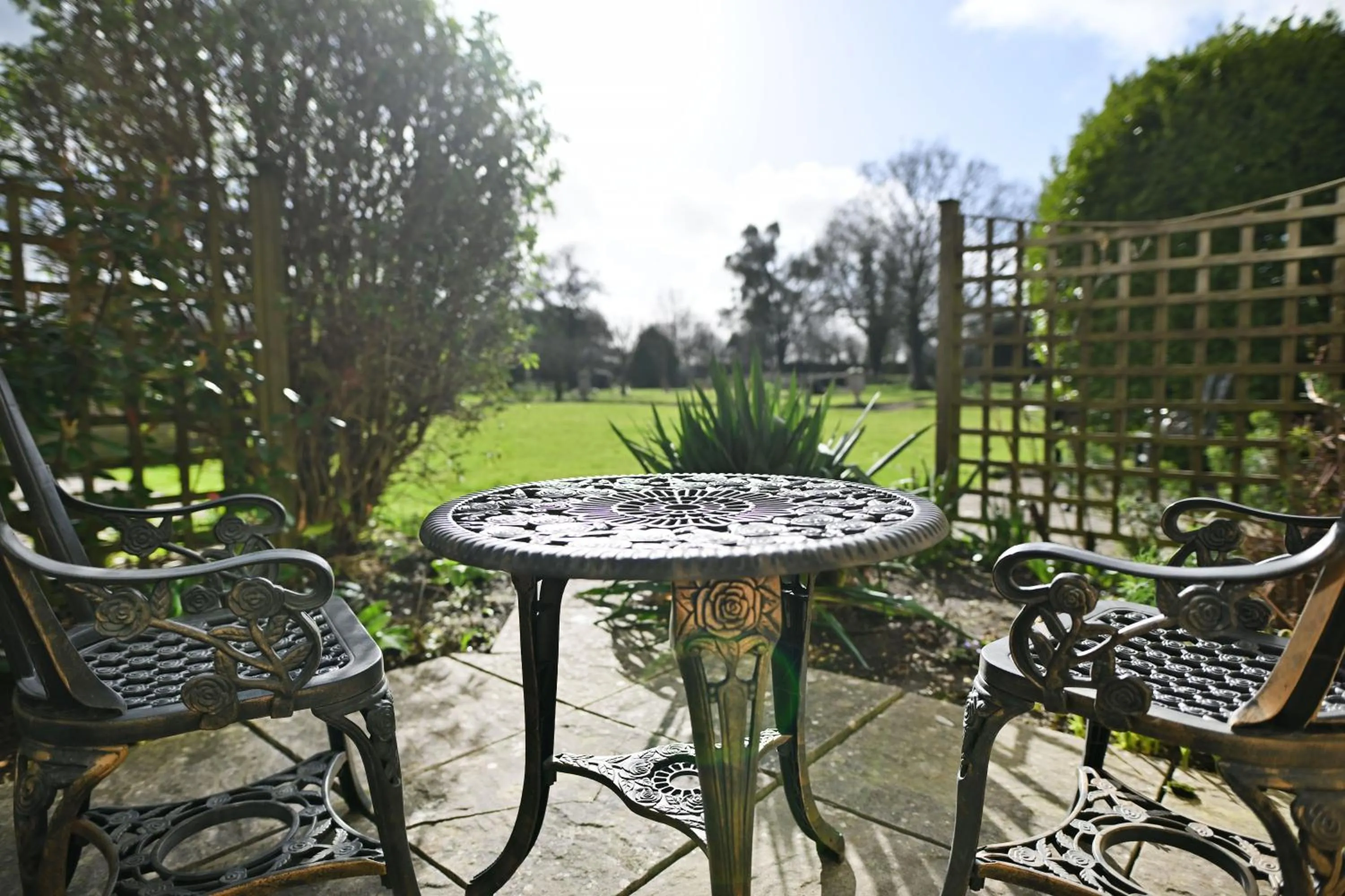 Patio in Stanton Manor Hotel