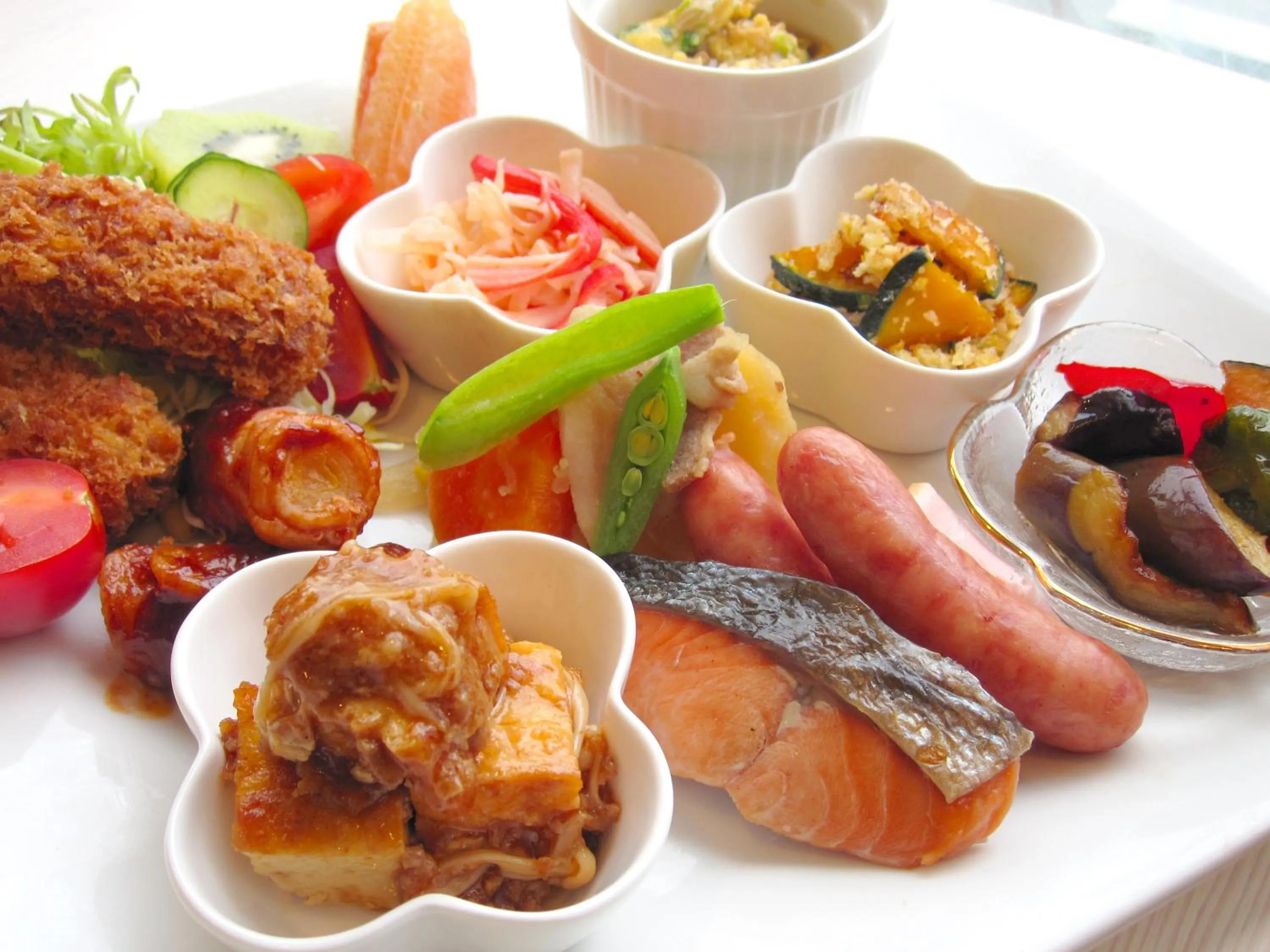 Food close-up in Hotel Green With