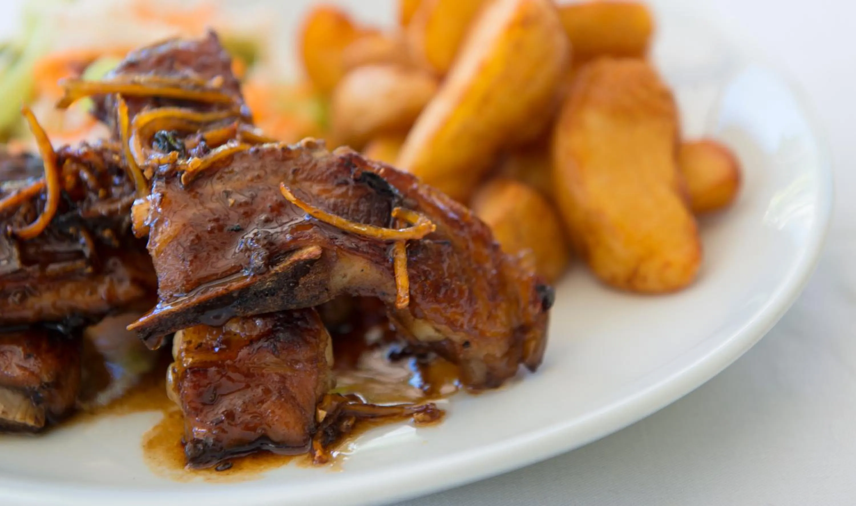 Food close-up in Auberge d'Anse Boileau & Restaurant Chez Plume