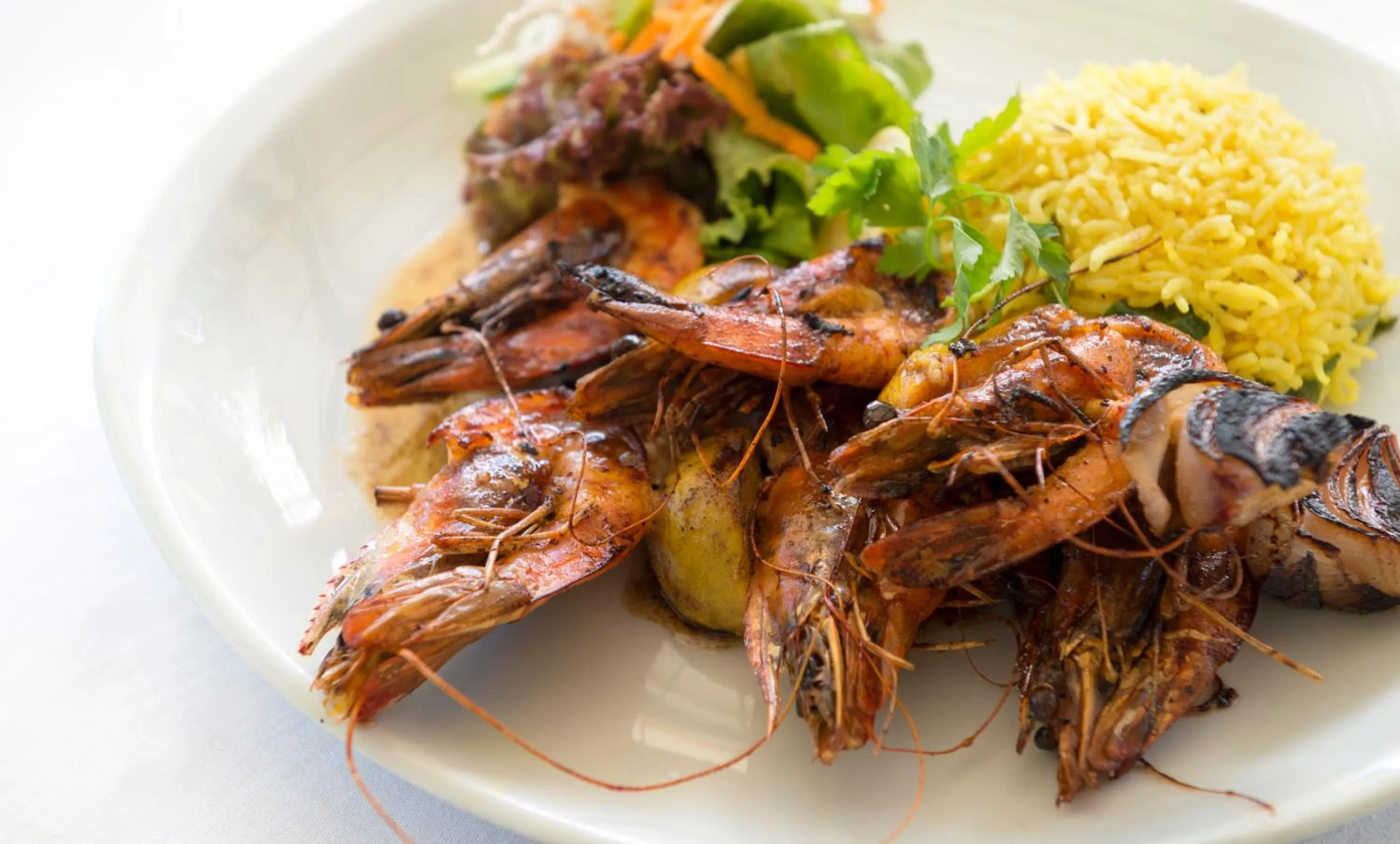 Food close-up in Auberge d'Anse Boileau & Restaurant Chez Plume