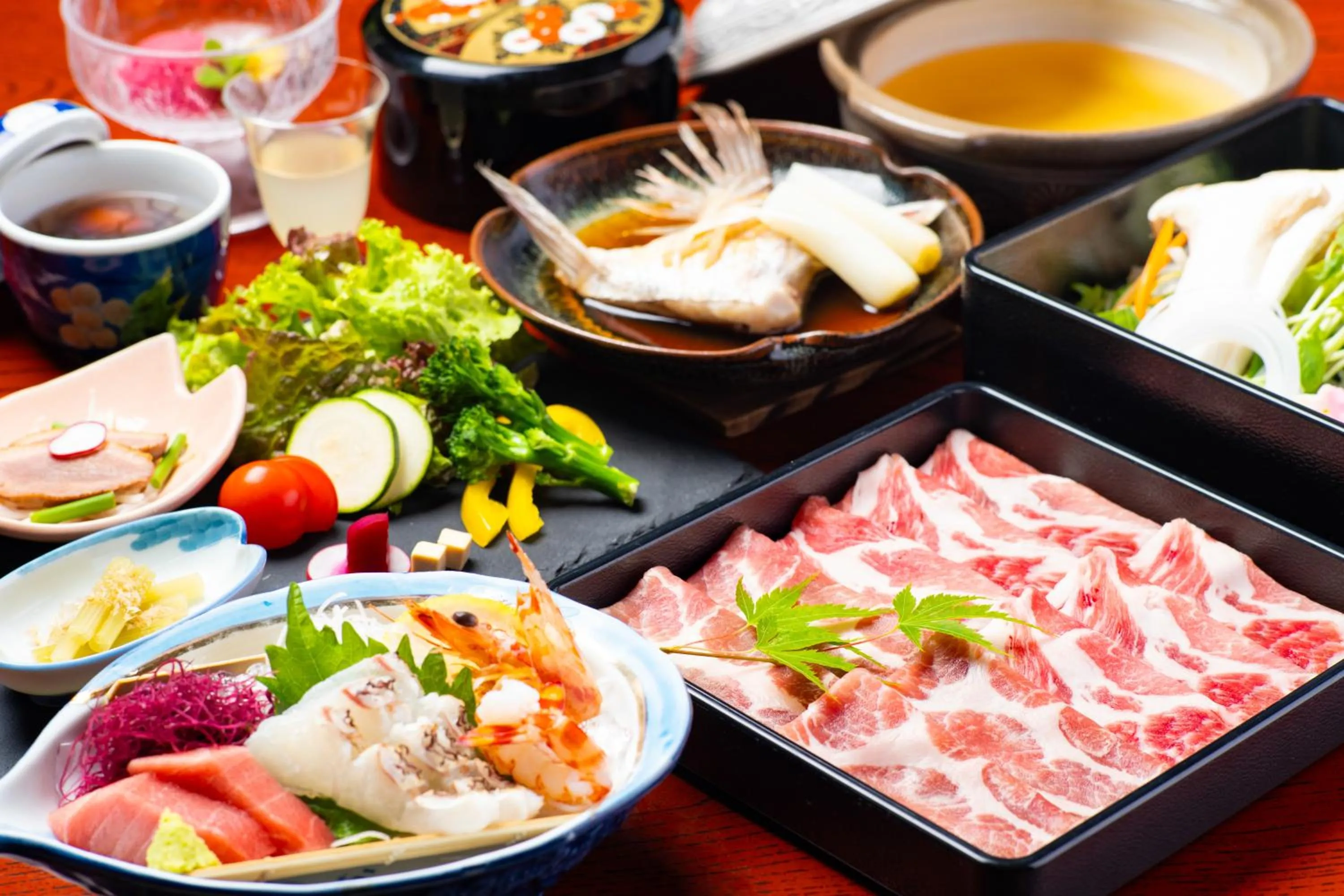 Dinner in Hozanso Beppu