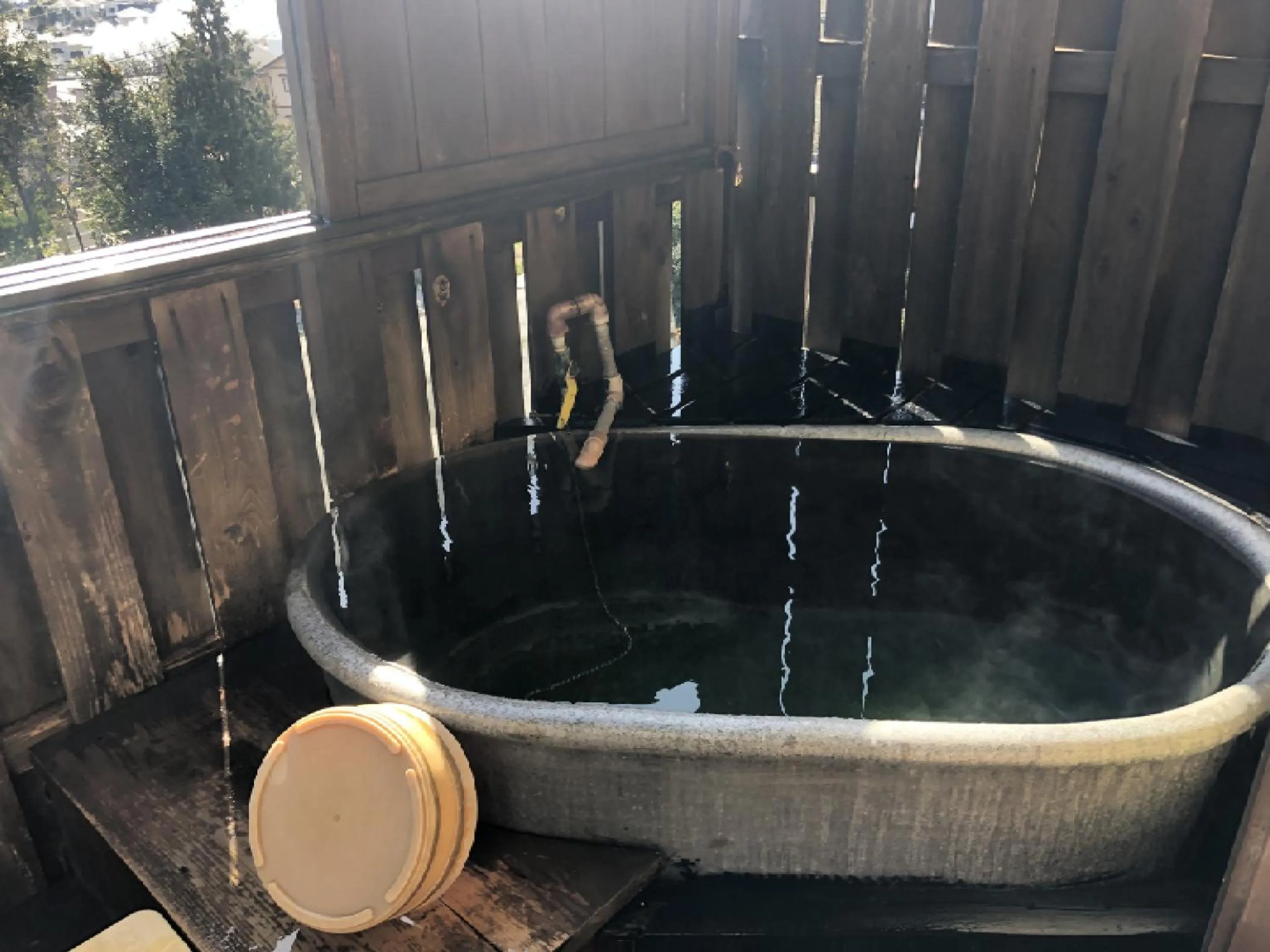 Open Air Bath in Hozanso Beppu