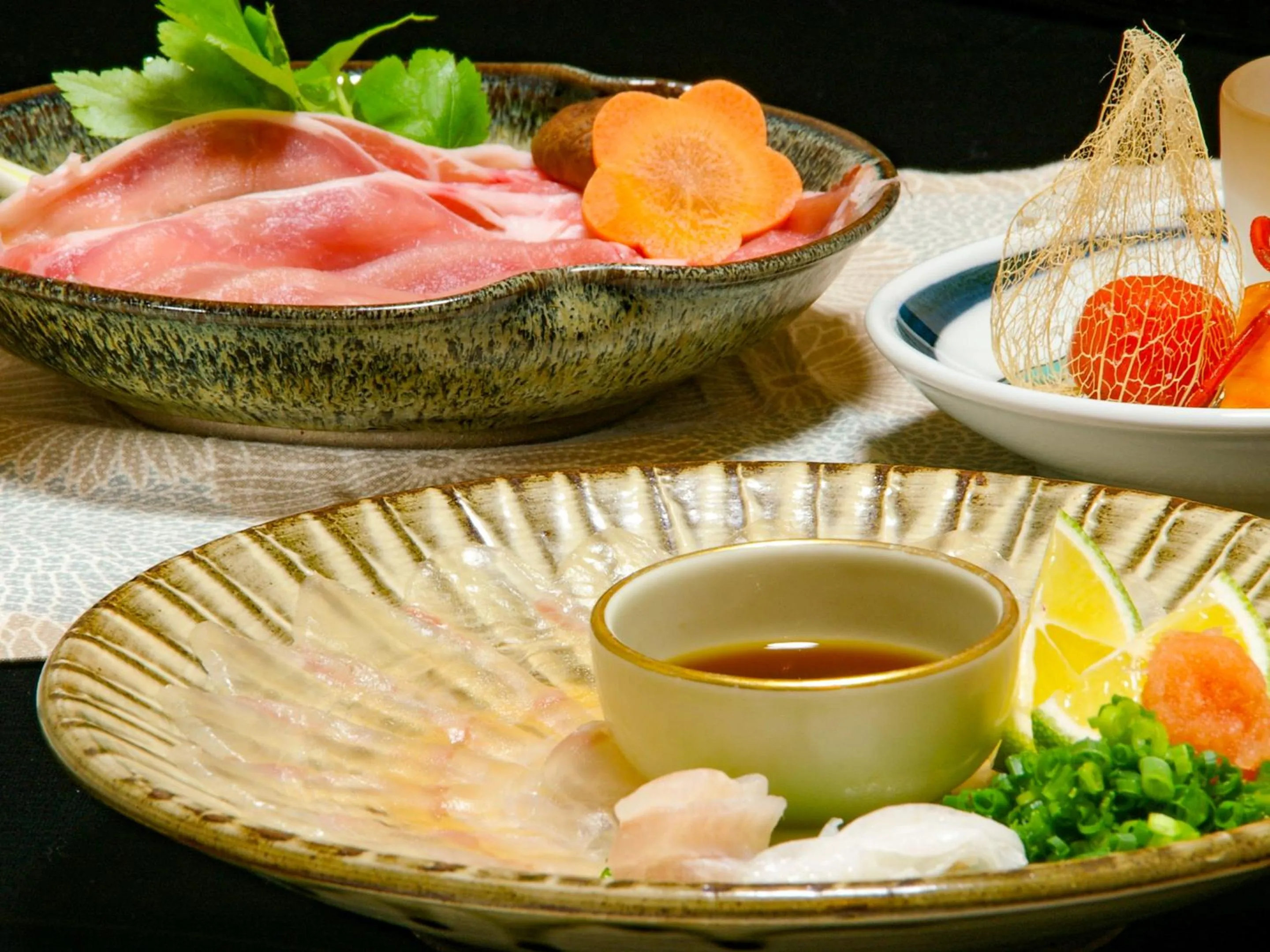 Food in Hozanso Beppu