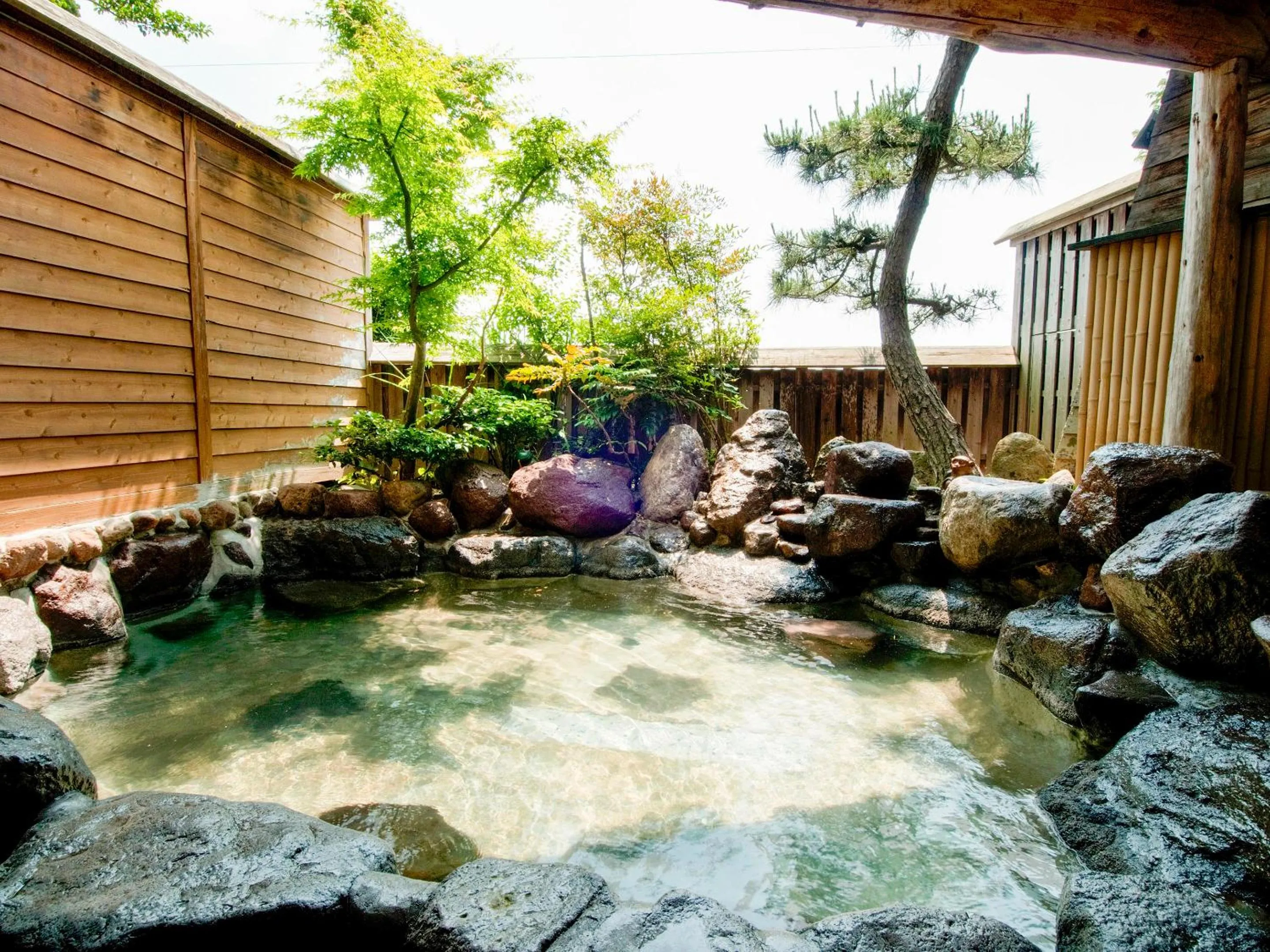 Open Air Bath in Hozanso Beppu