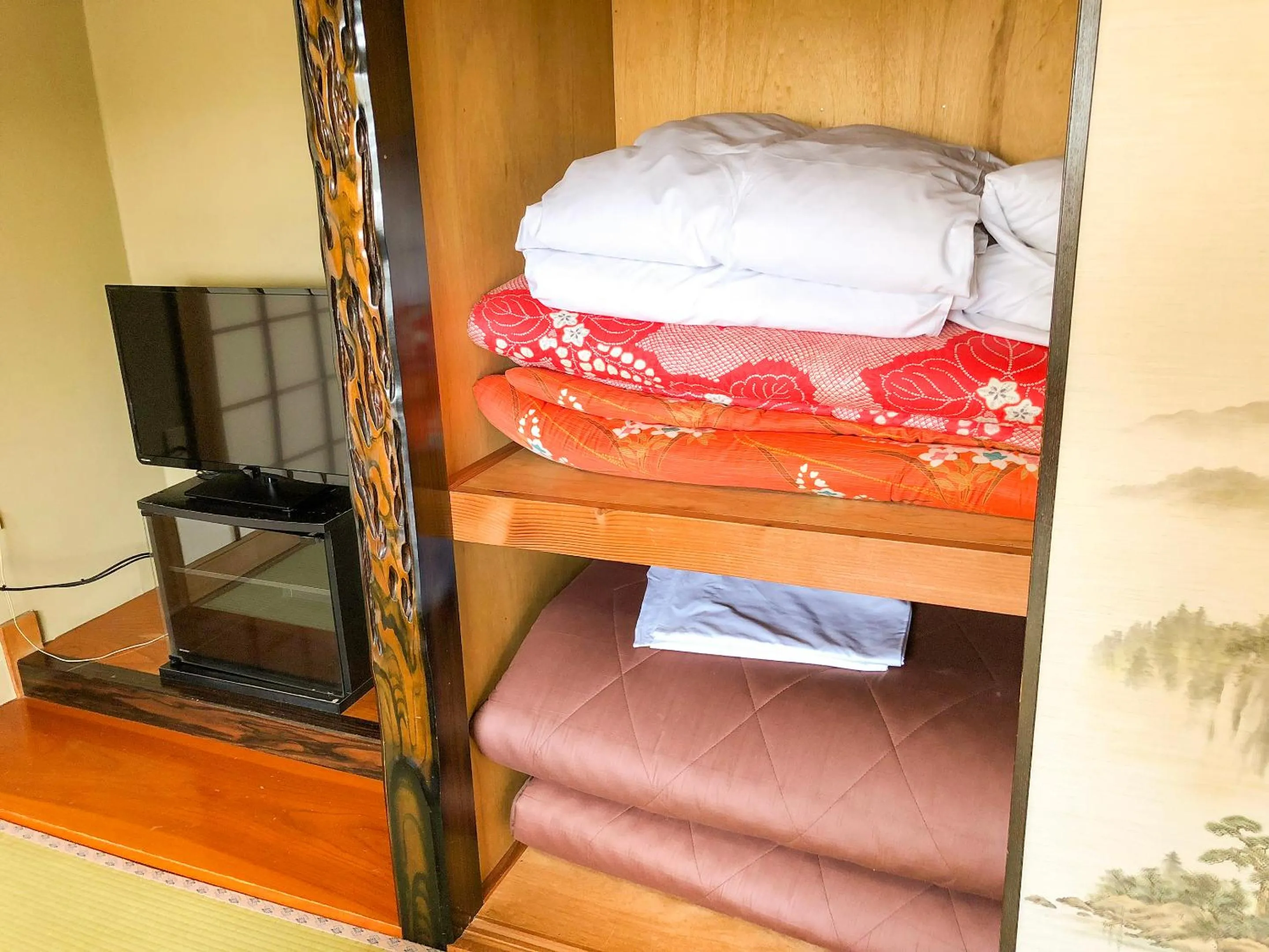 Area and facilities, Bed in Hozanso Beppu