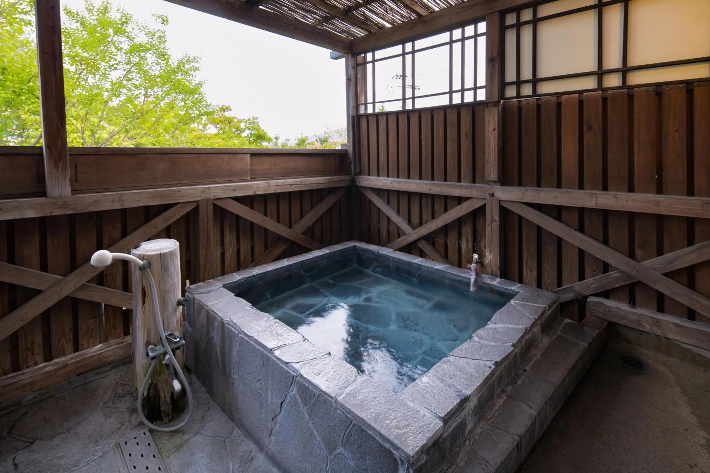 Open Air Bath in Hozanso Beppu