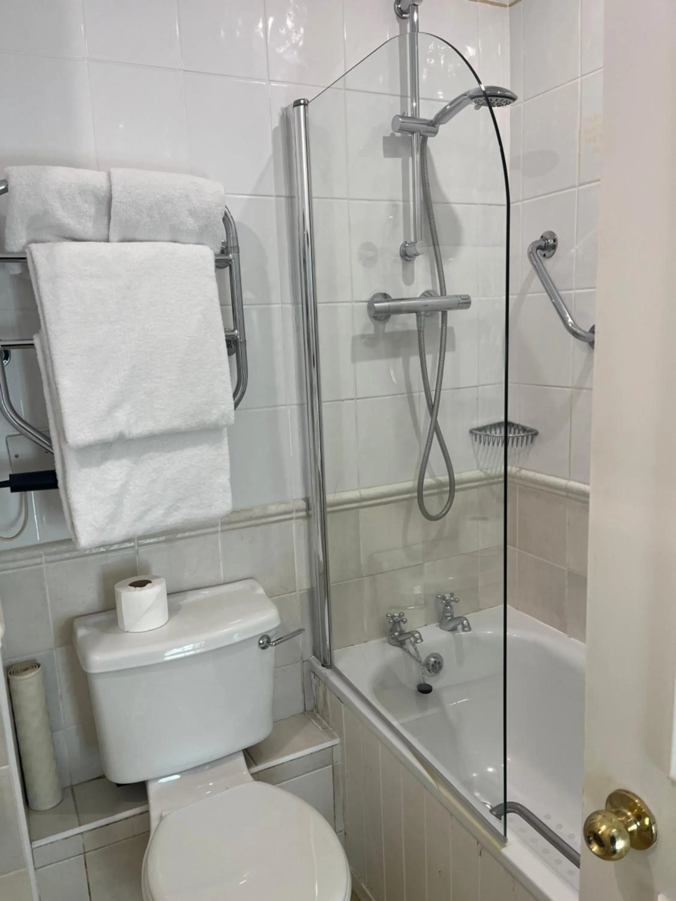 Shower in Noel Arms - "A Bespoke Hotel"