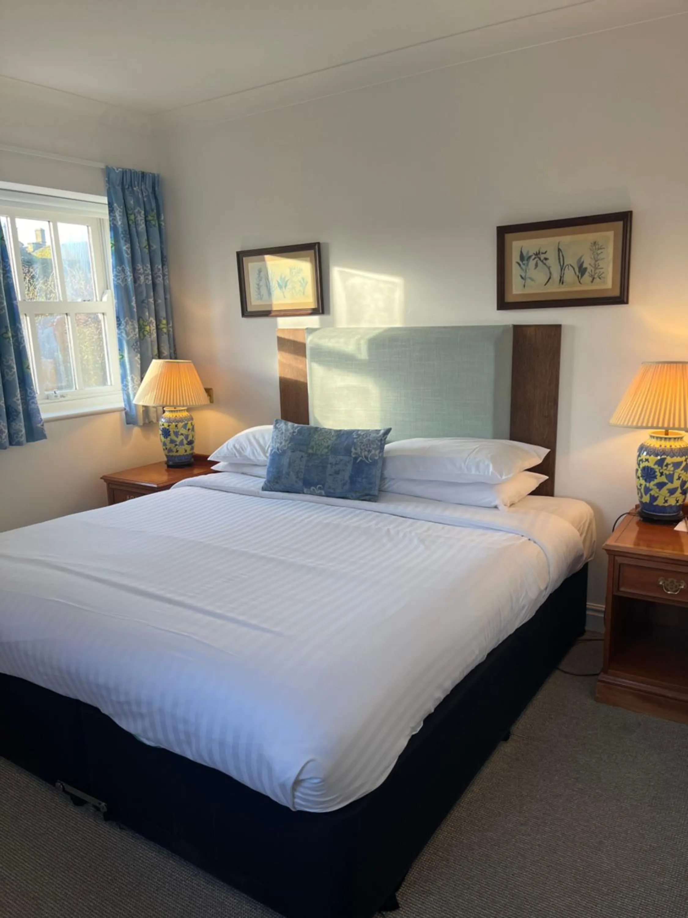 Bed in Noel Arms - "A Bespoke Hotel"