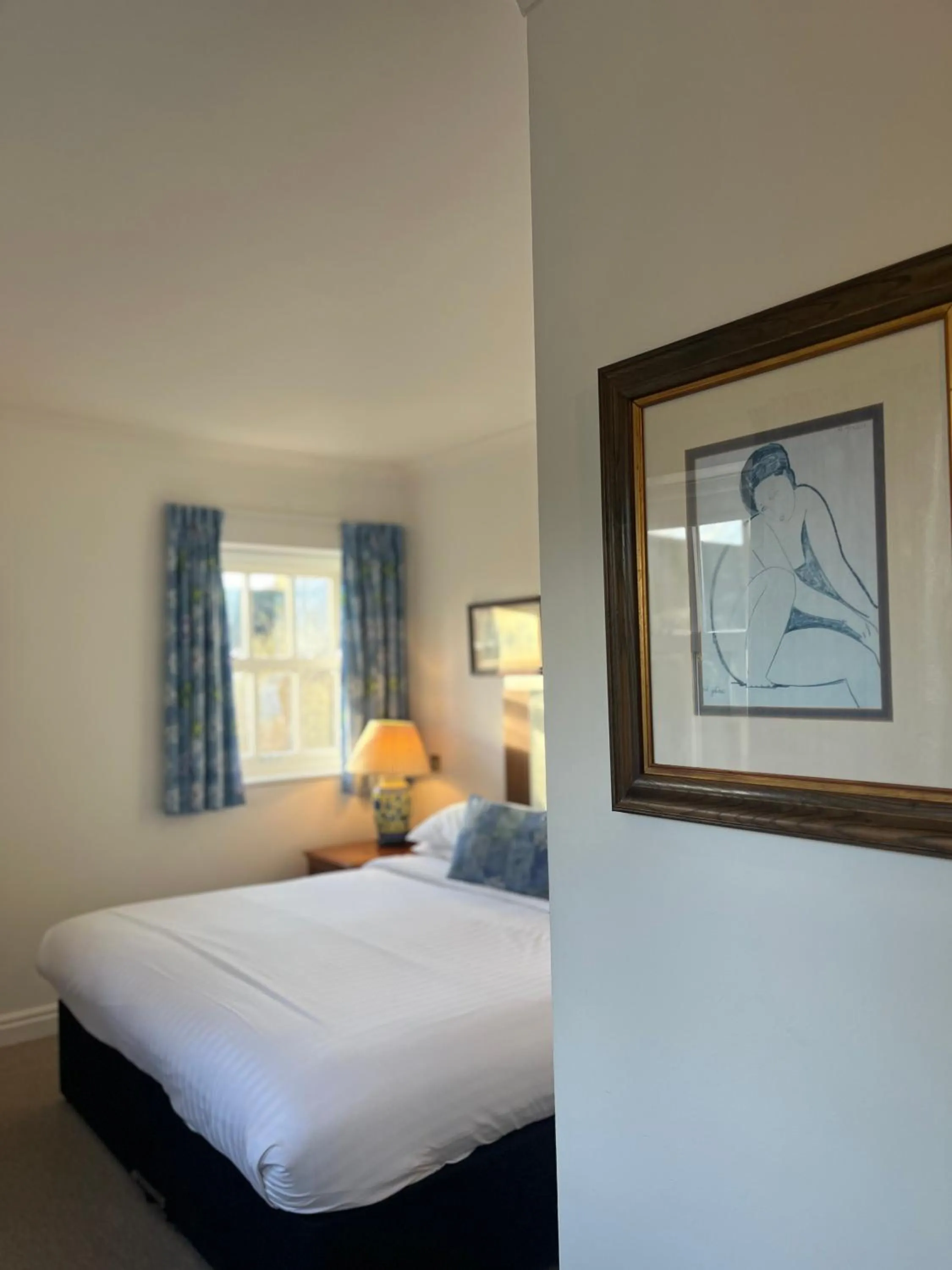 Bed in Noel Arms - "A Bespoke Hotel"