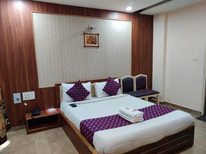 Bed in Hotel Tulsi