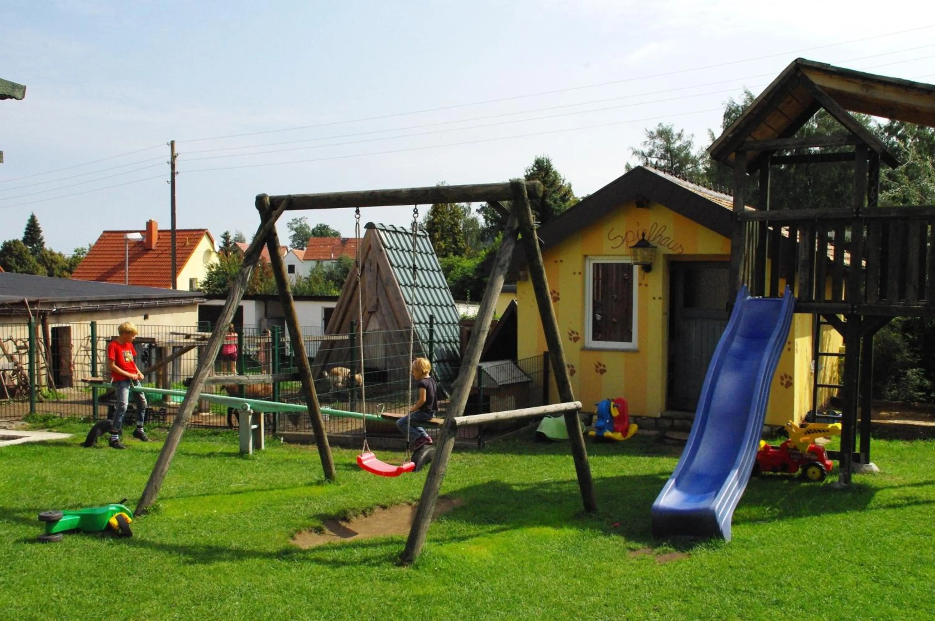 Children play ground in Landhotel Heidekrug