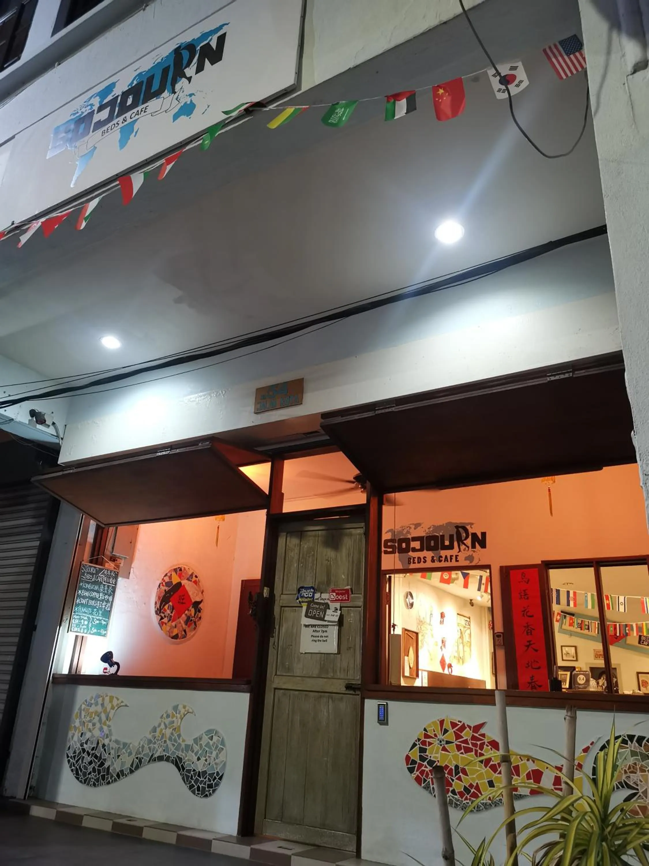 Property building in Sojourn Beds & Cafe