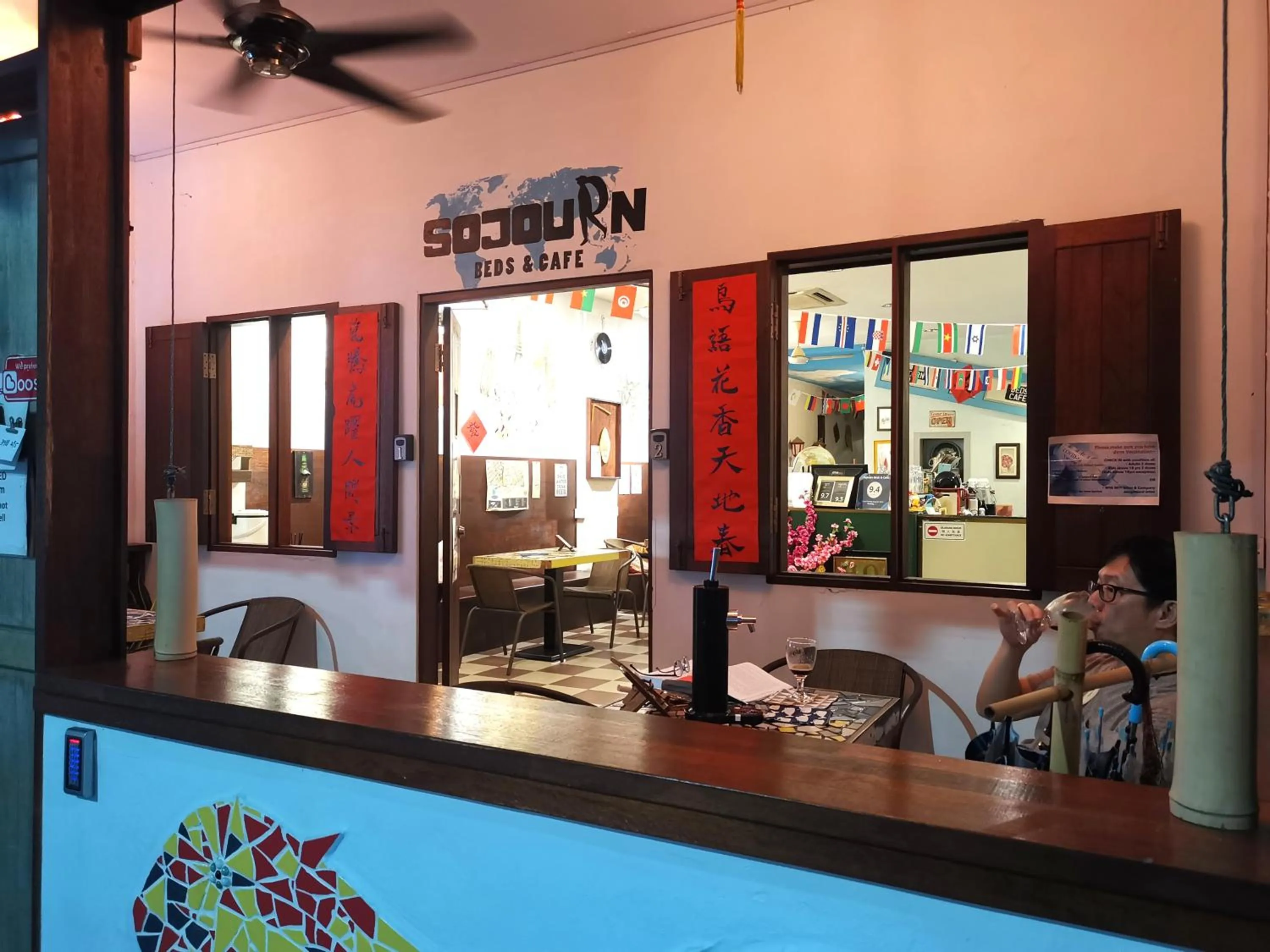 Property building in Sojourn Beds & Cafe