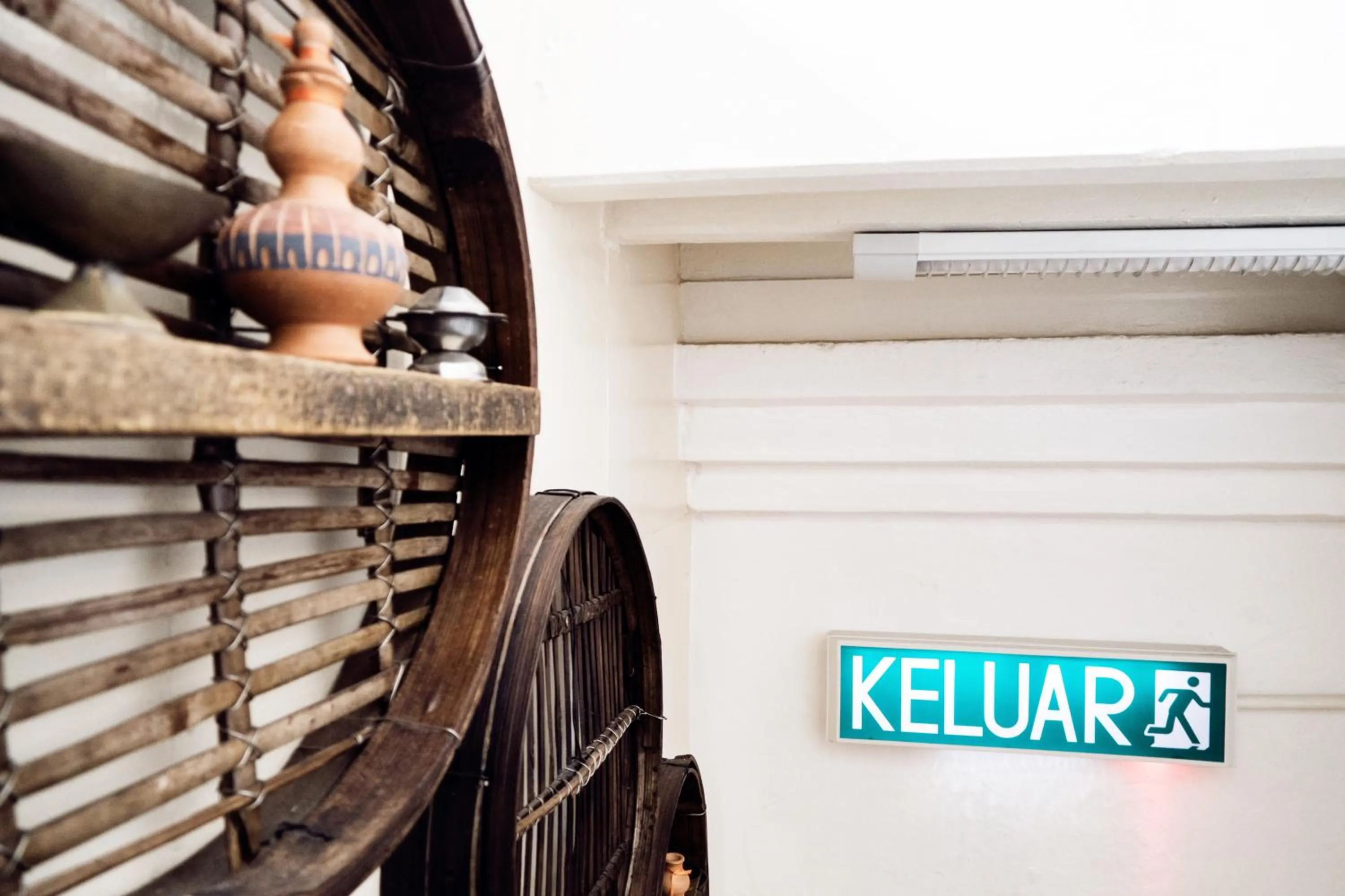 Decorative detail in Sojourn Beds & Cafe