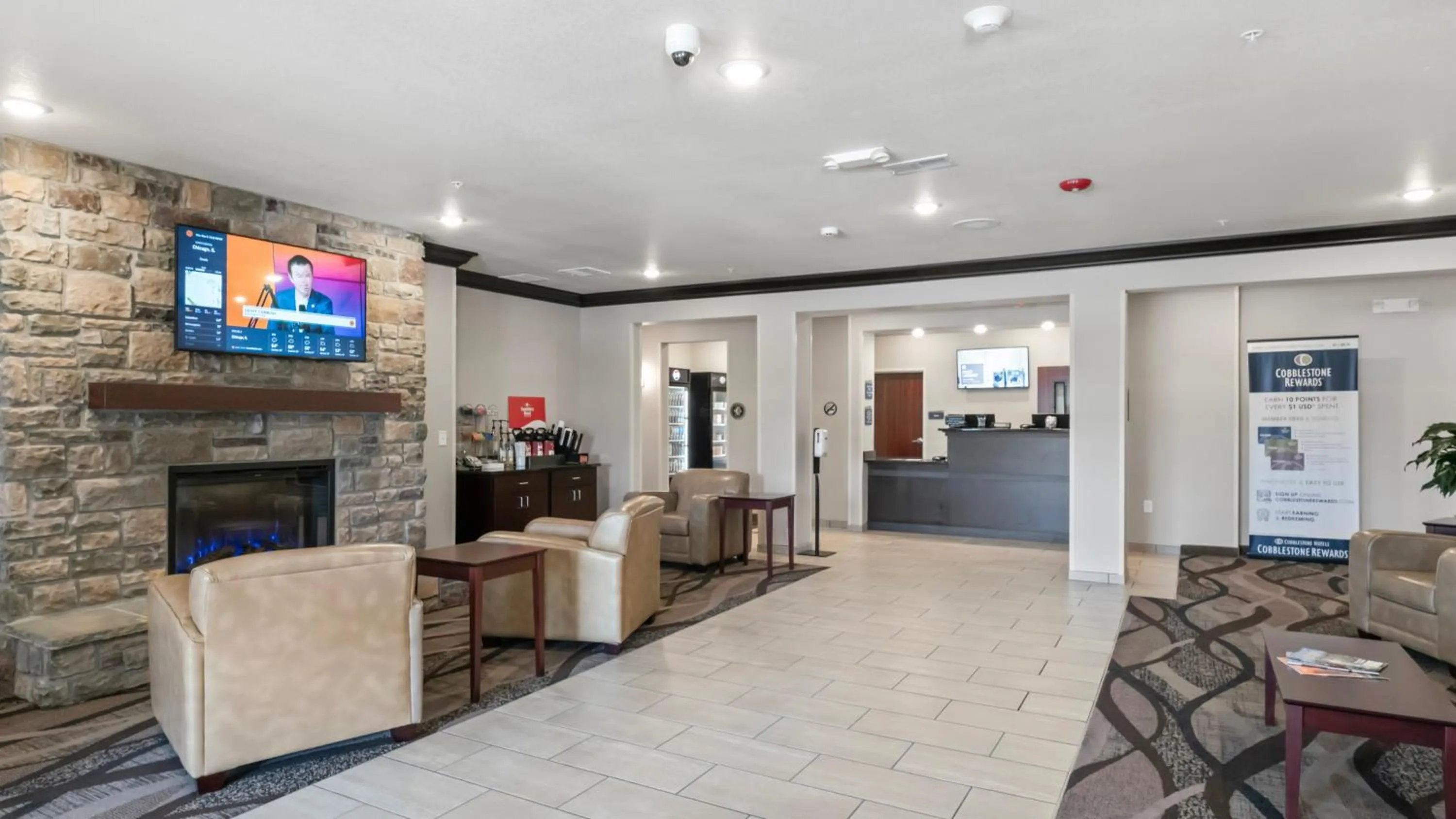 Lobby or reception in Cobblestone Inn & Suites - Julesburg