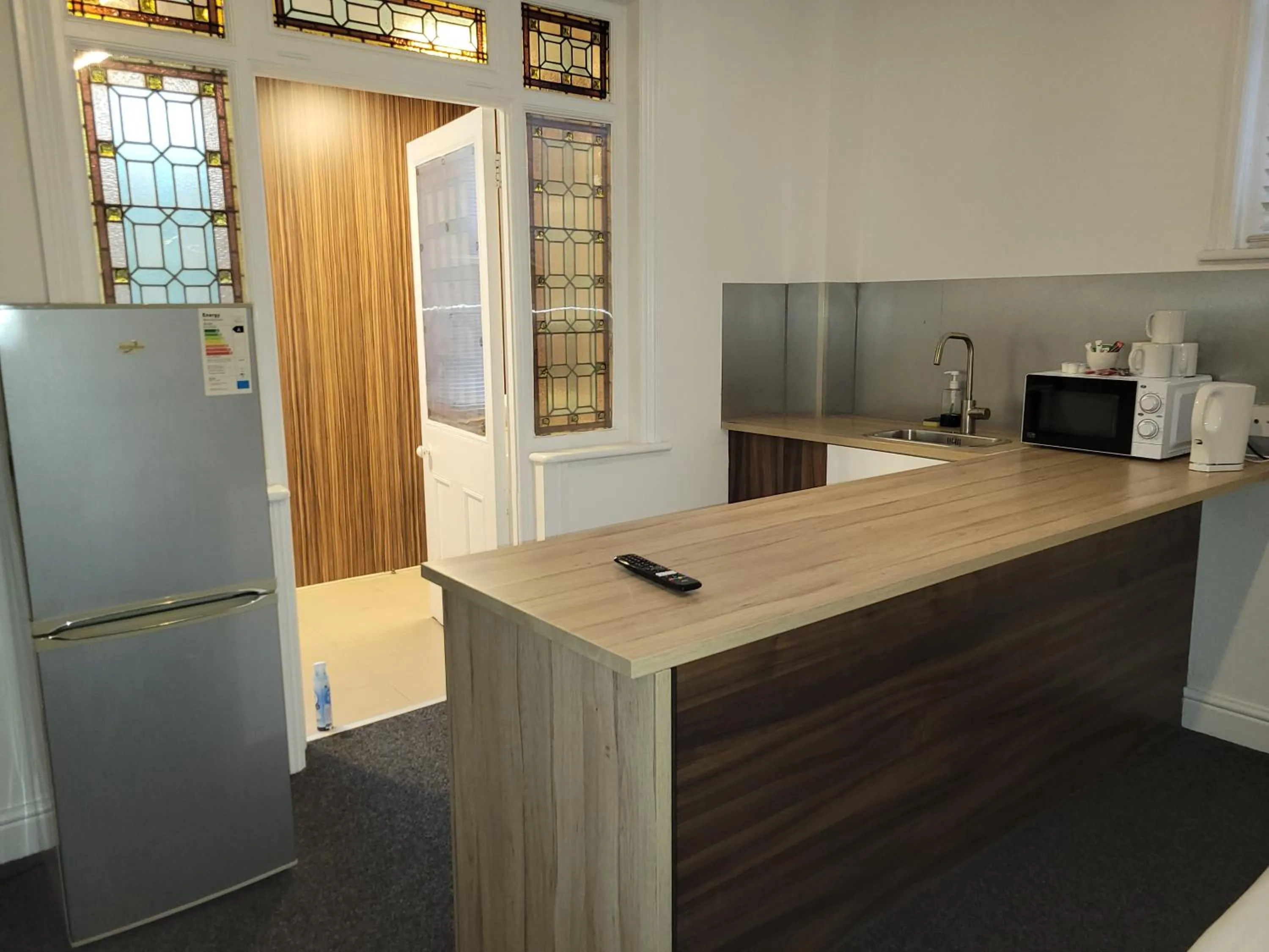 Kitchen or kitchenette in Nysdill Accommodation Ltd