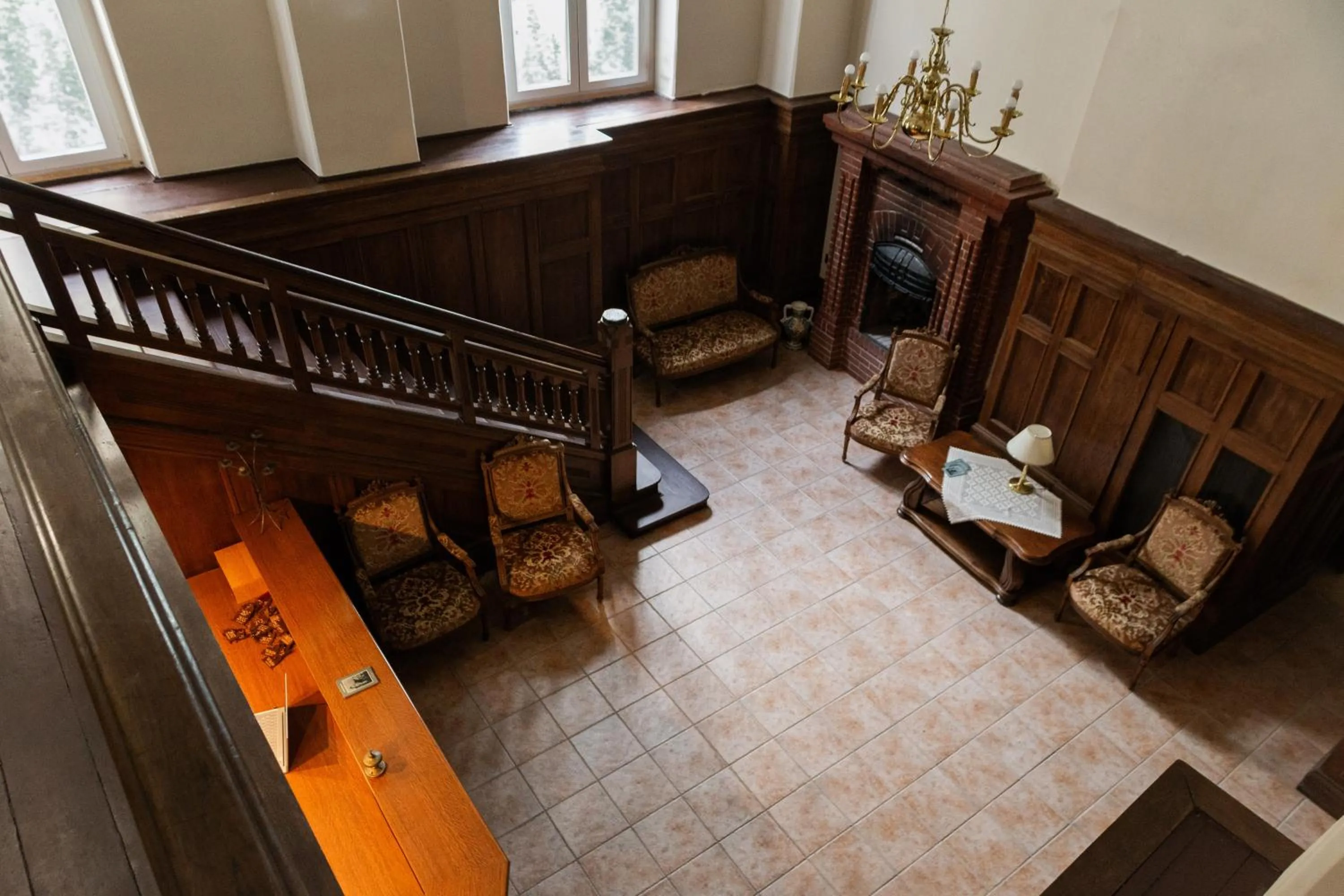 Lobby or reception in Zamek Nowęcin