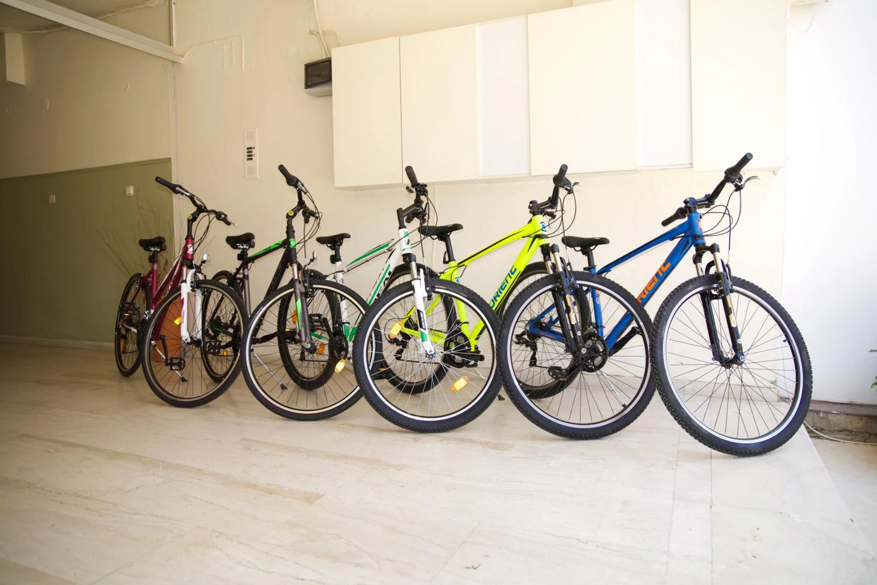 Cycling in Kavos Central Gardens