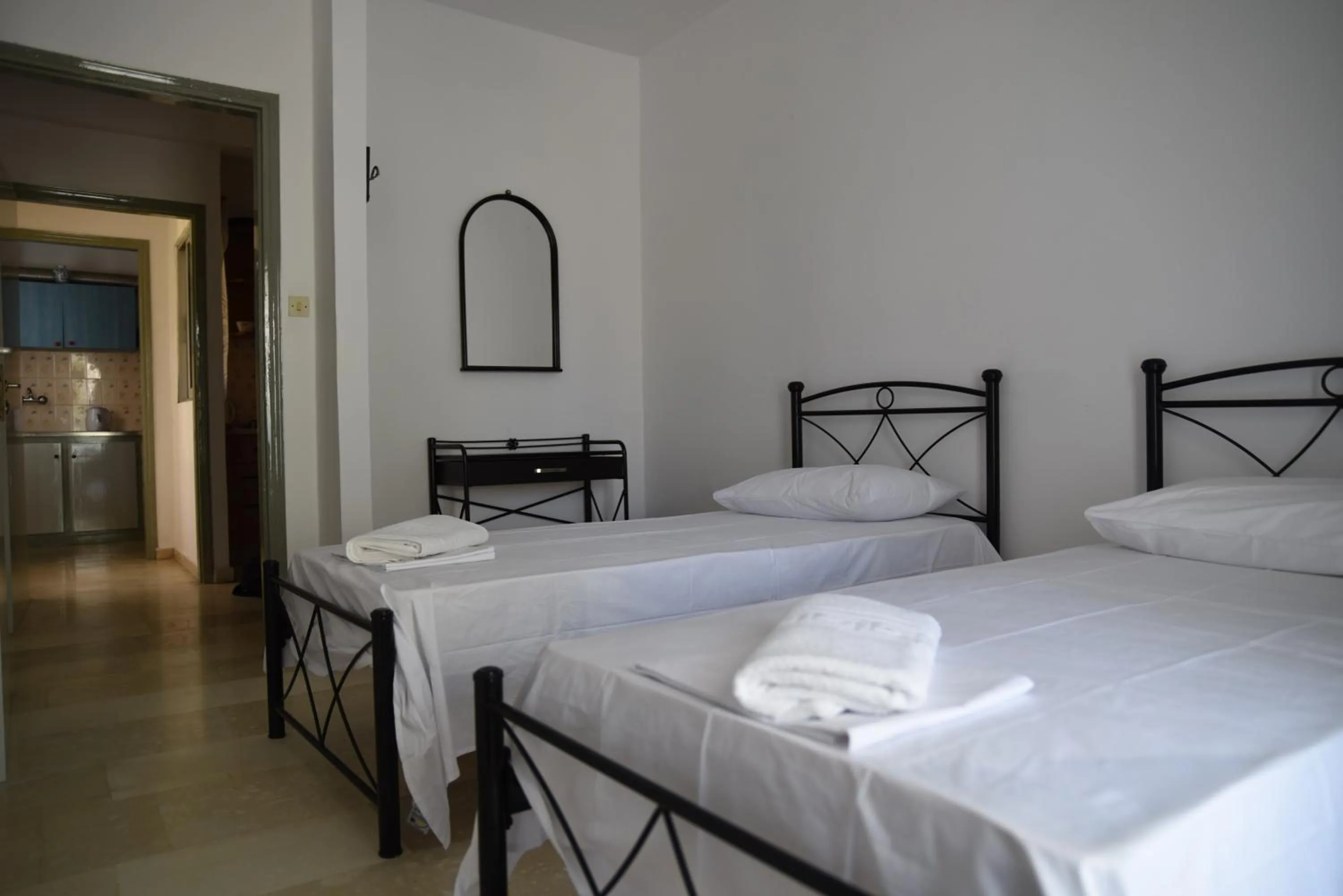 Bed in Kavos Central Gardens