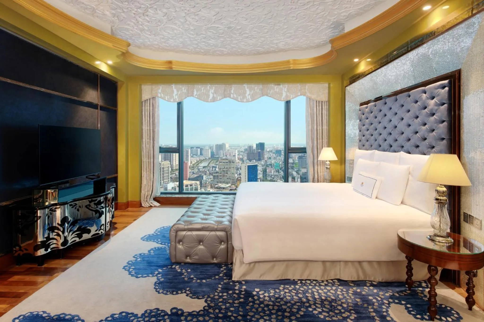 Bed in The Reverie Saigon