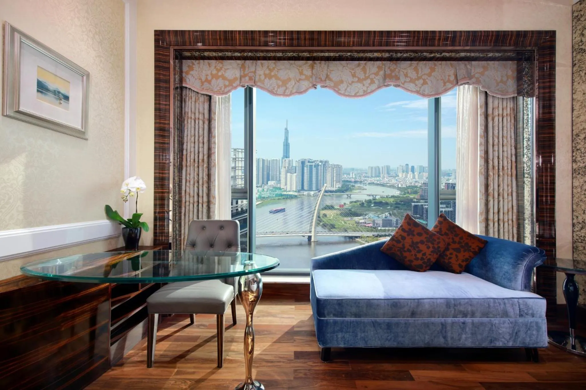 View (from property/room), Bed in The Reverie Saigon