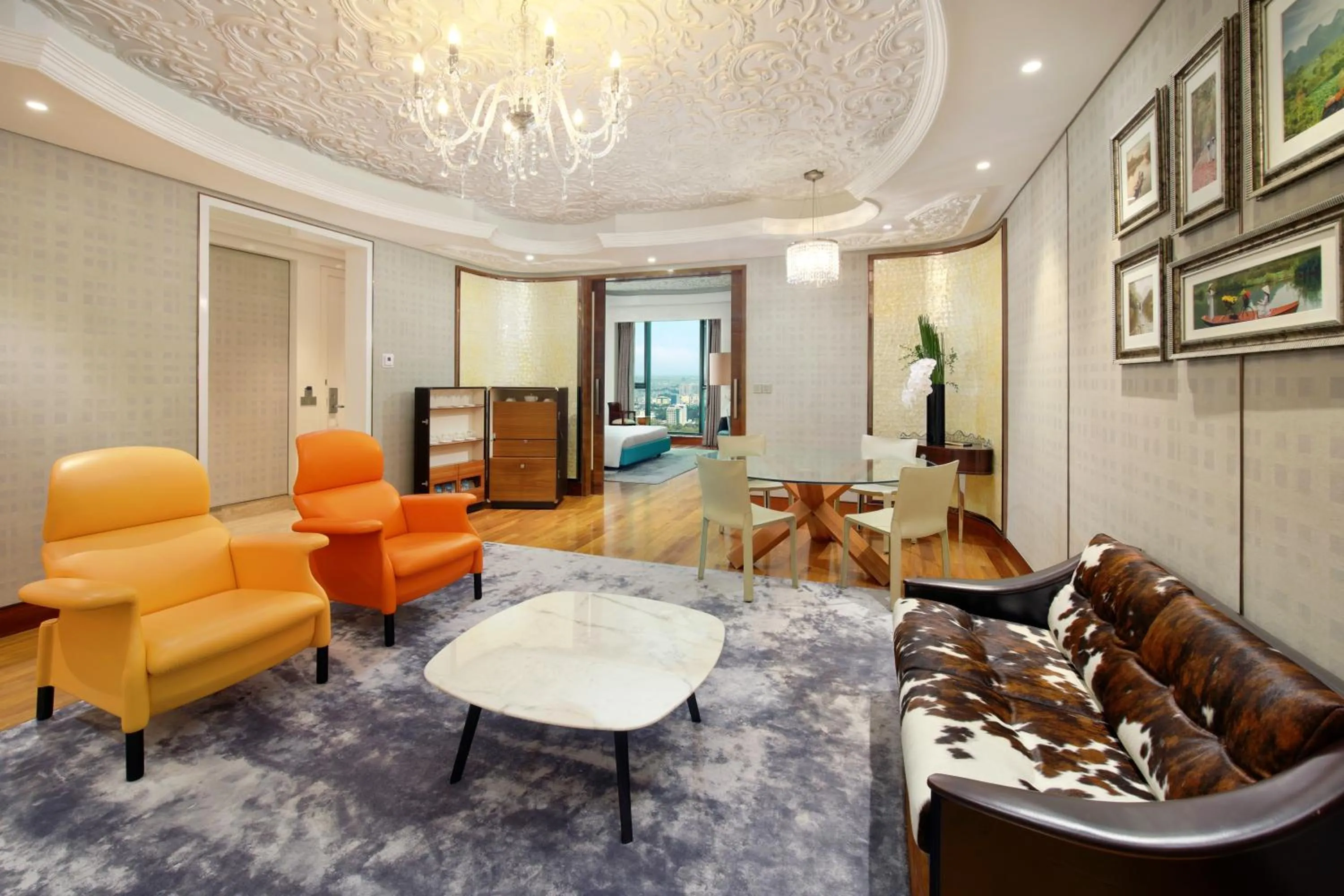 Living room in The Reverie Saigon