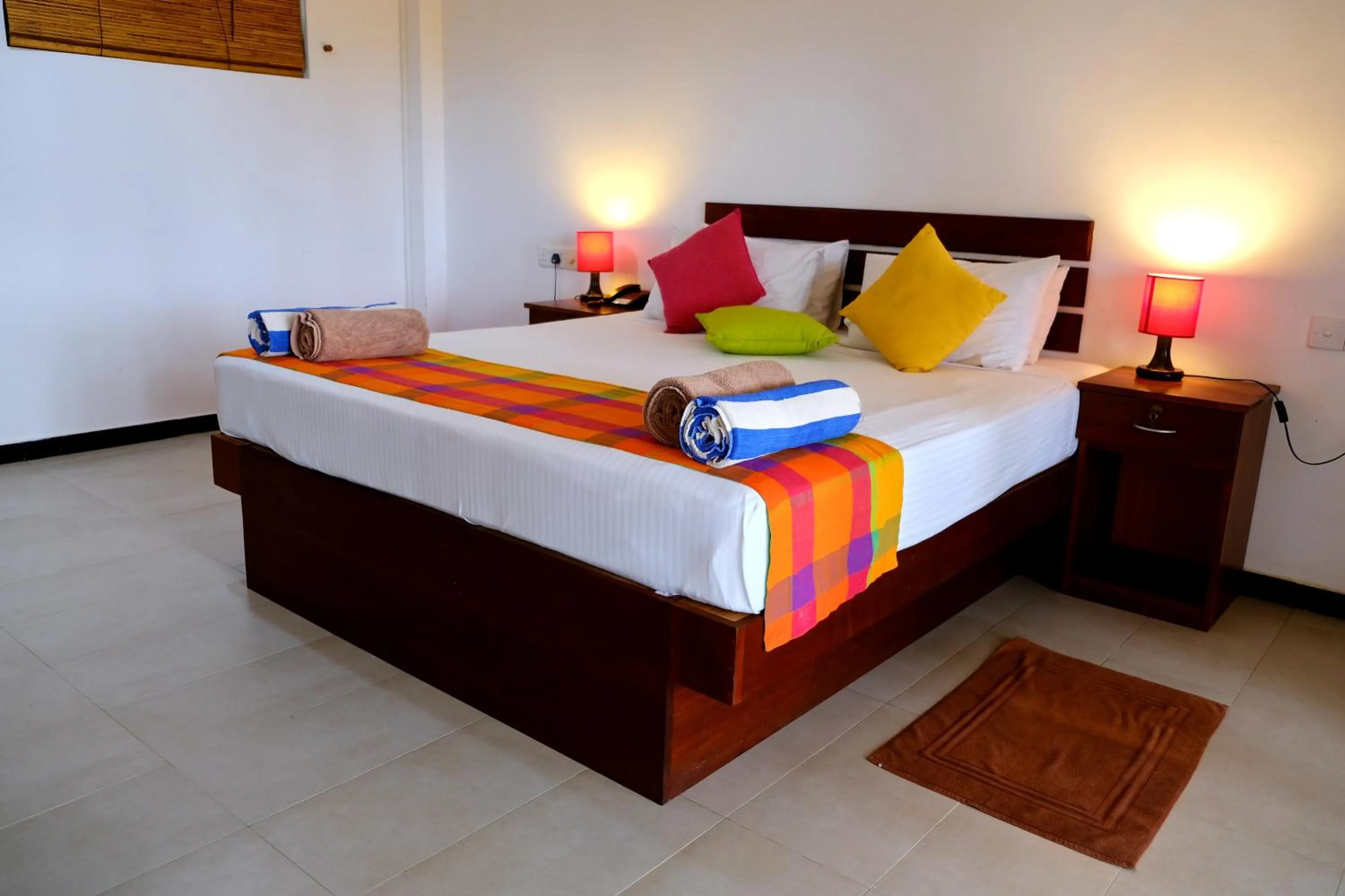 Bed in Wellé Wadiya Beach Villa