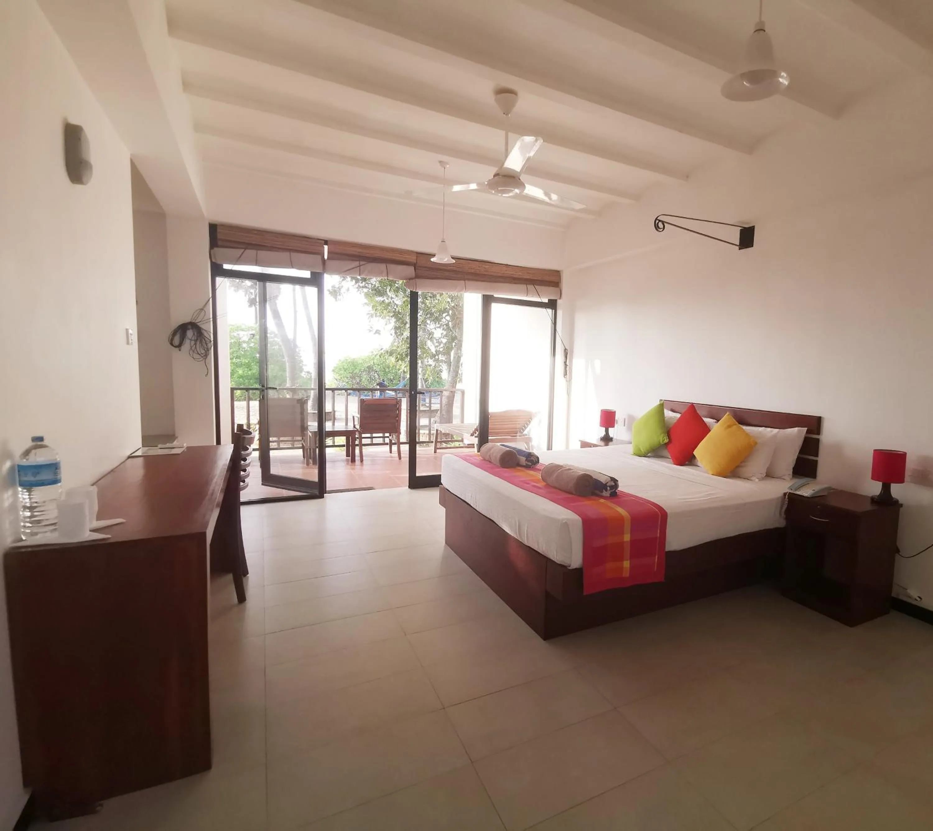 Bed in Wellé Wadiya Beach Villa