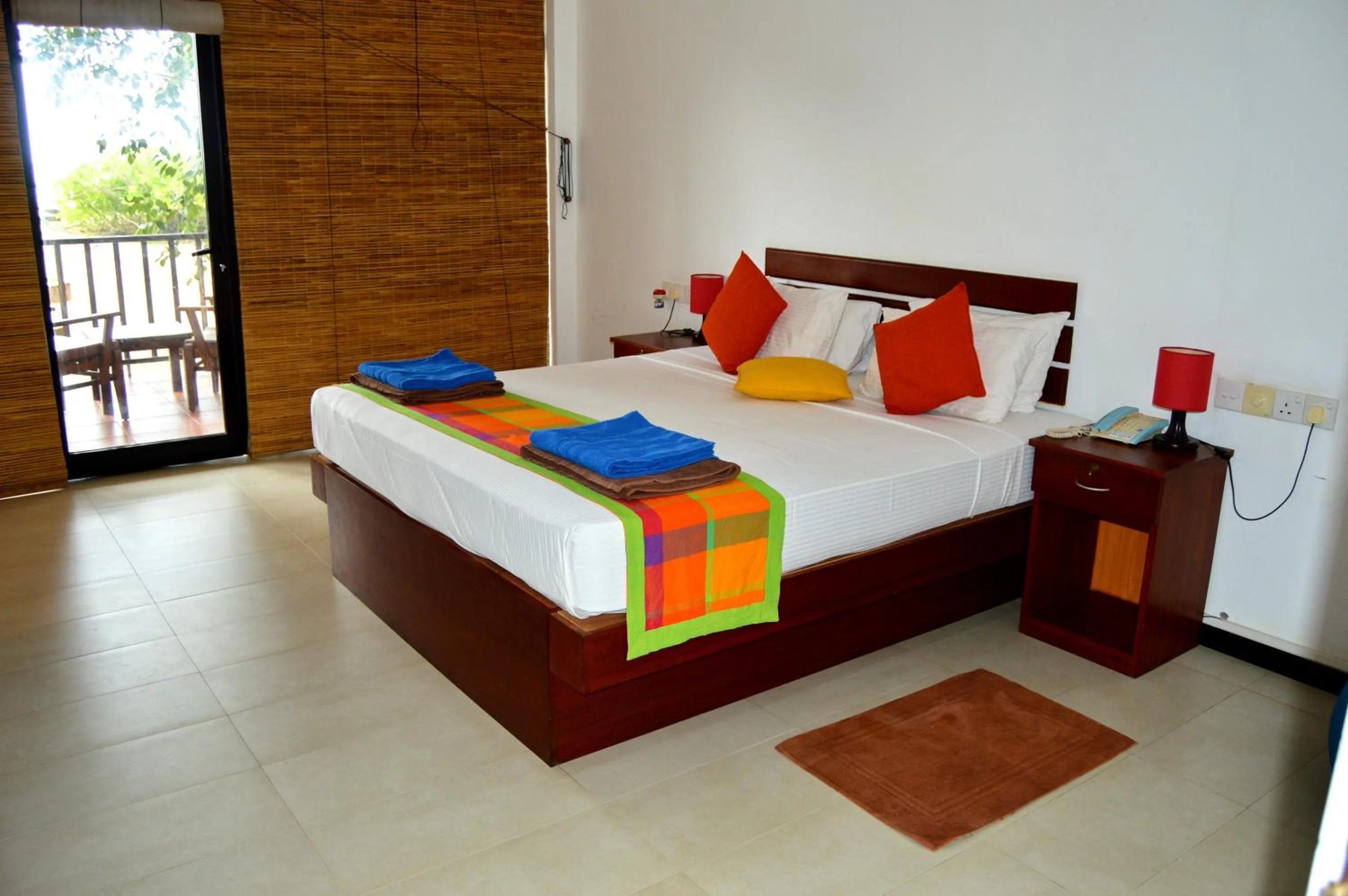 Bed in Wellé Wadiya Beach Villa