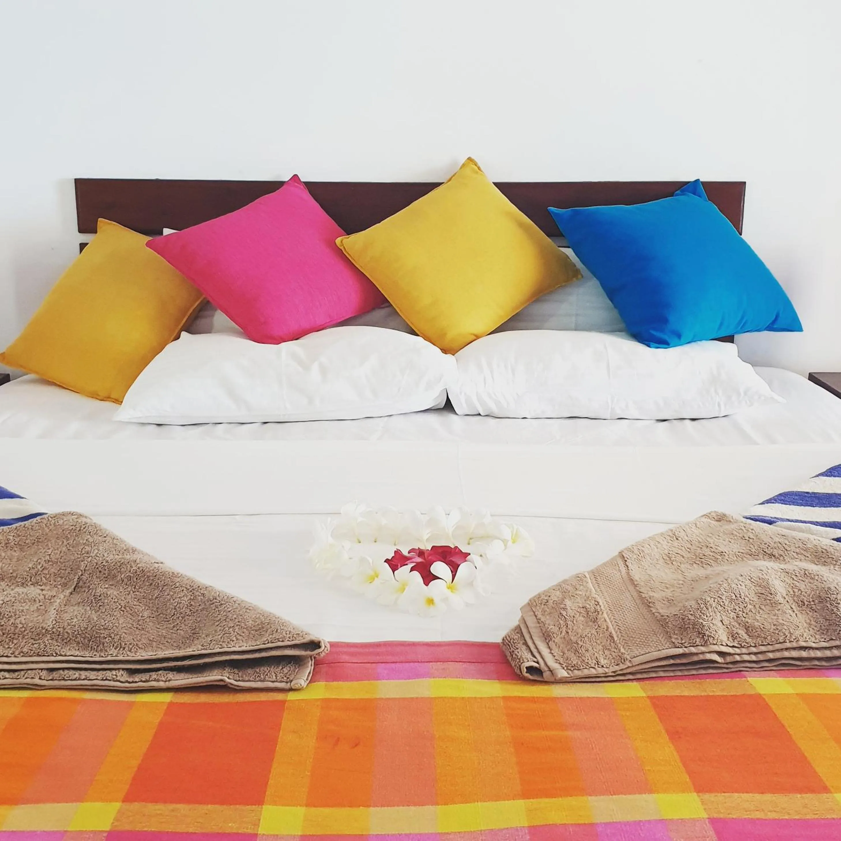 Bed in Wellé Wadiya Beach Villa