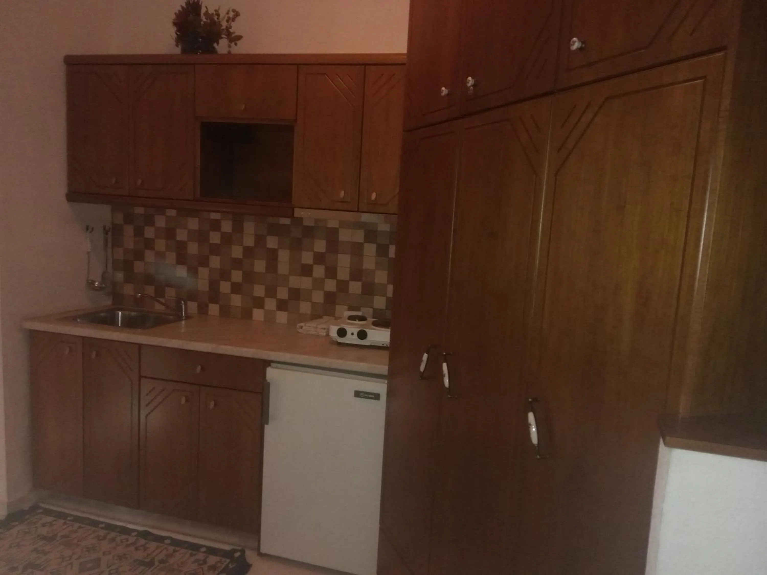 Kitchen or kitchenette in Hotel Mary