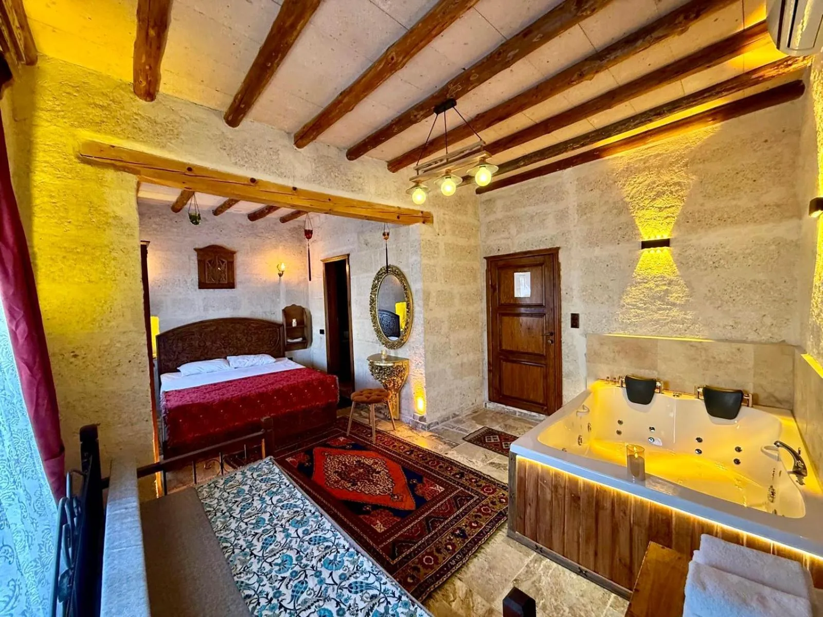 Bed in Avanos Suites