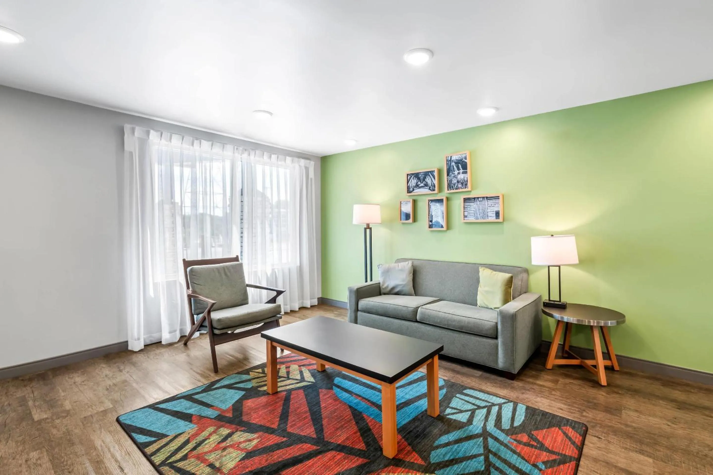 Lobby or reception in WoodSpring Suites Winston-Salem near Hanes Mall