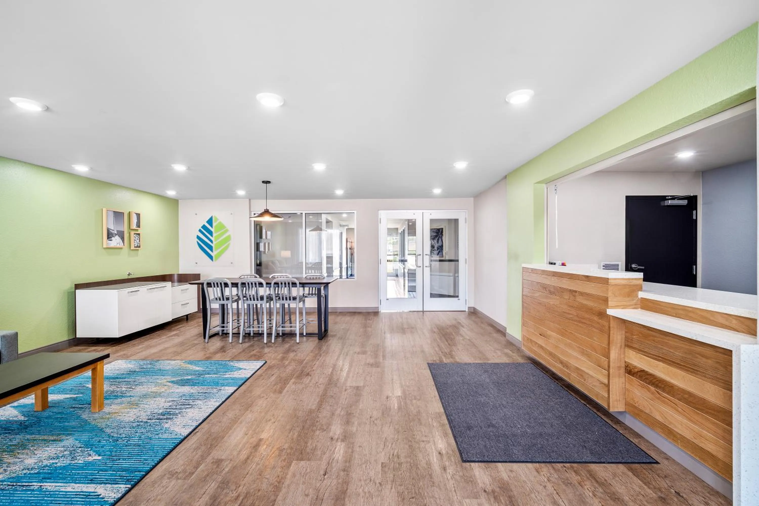 Lobby or reception in WoodSpring Suites Winston-Salem near Hanes Mall