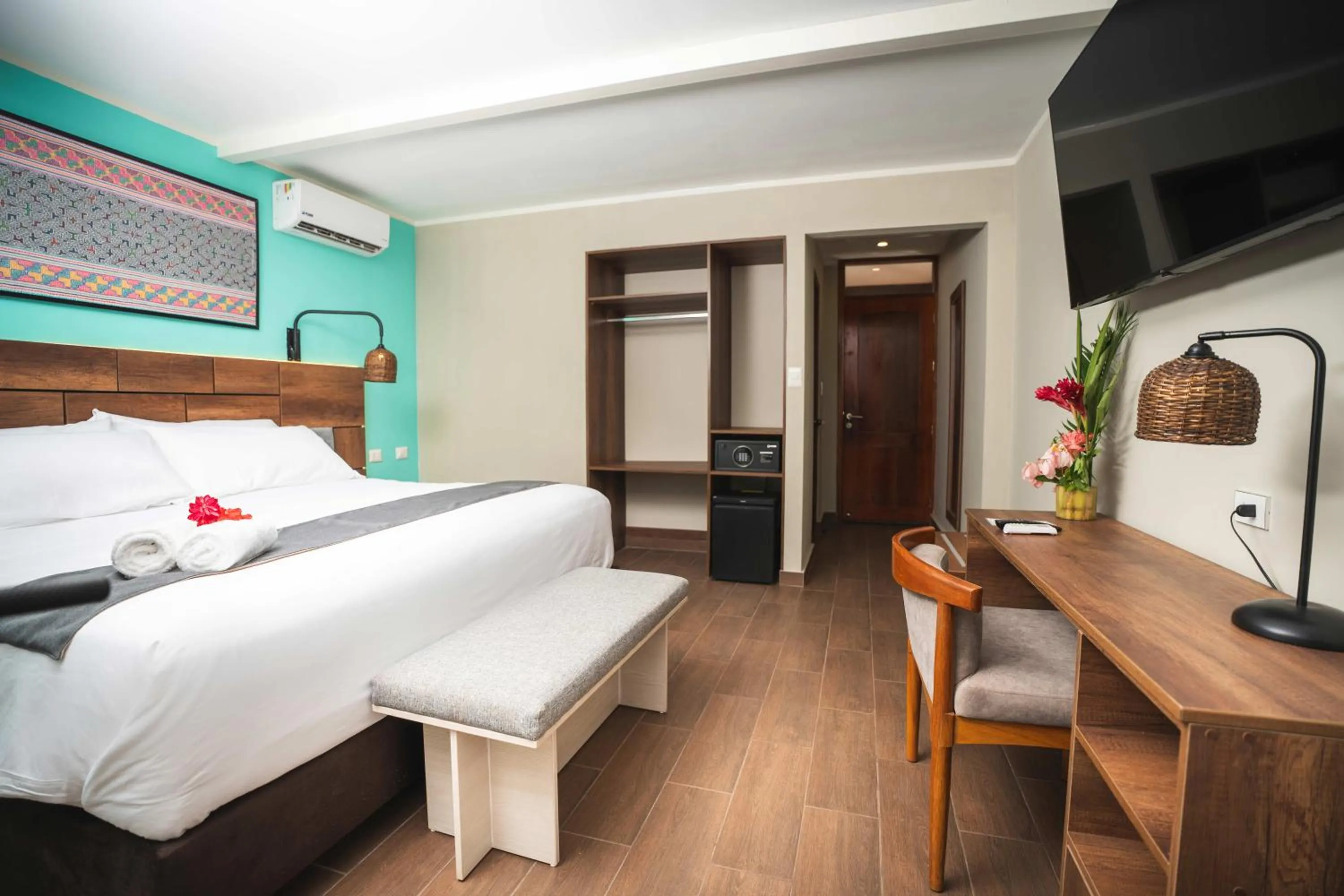 Bedroom, Bed in IKAM Riverview Amazon Lodge - Asociado Casa Andina