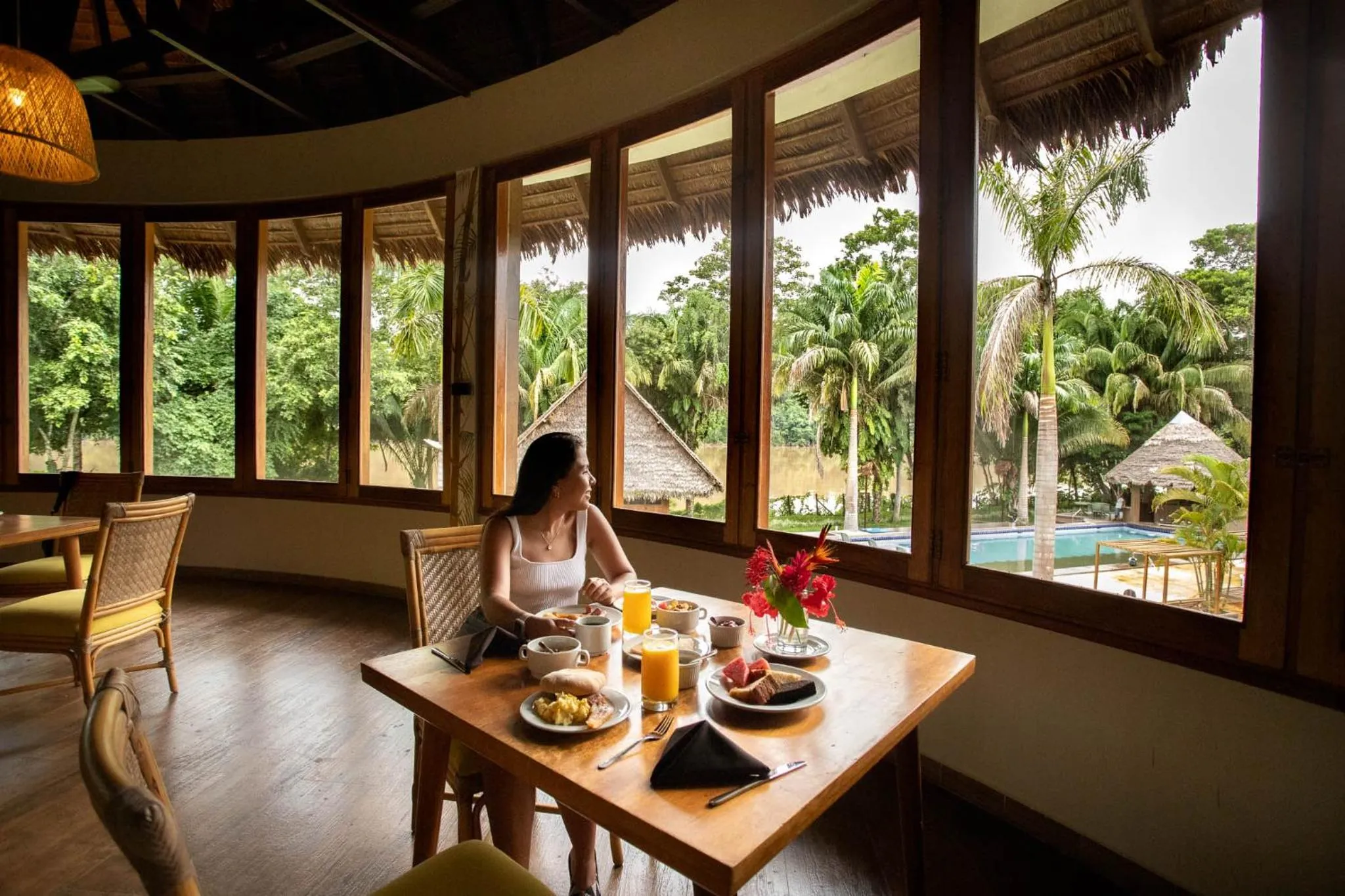 Breakfast in IKAM Riverview Amazon Lodge - Asociado Casa Andina