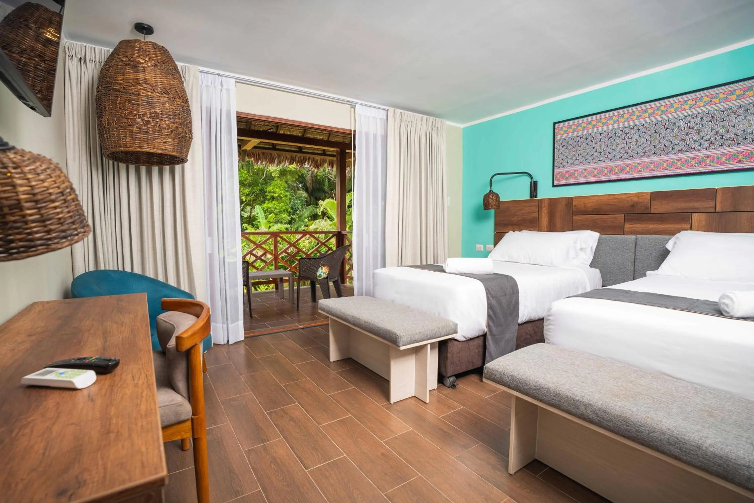 Bed in IKAM Riverview Amazon Lodge - Asociado Casa Andina