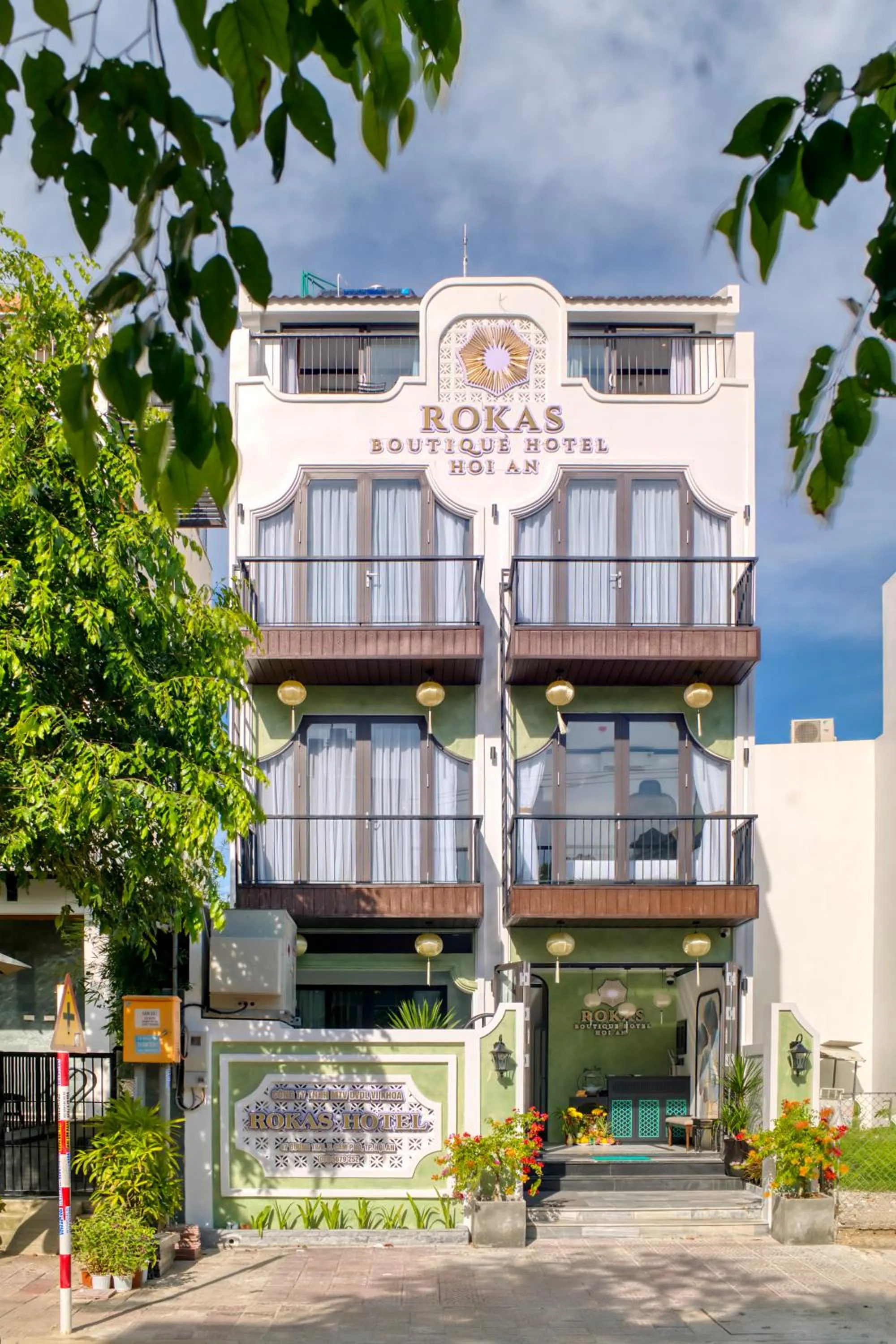 Property building in Rokas Hoi An Boutique Hotel