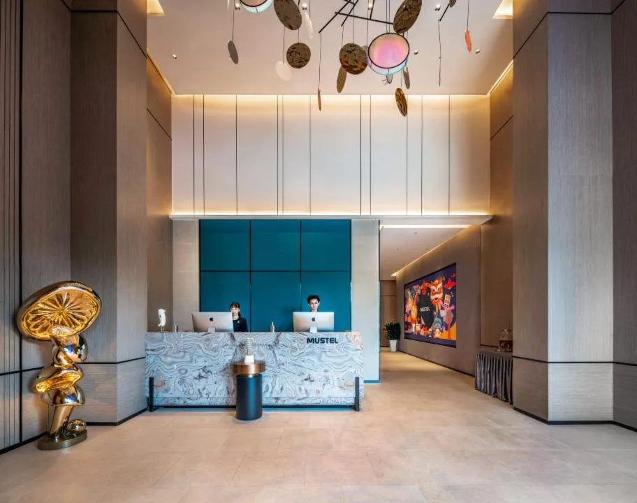 Lobby or reception in MUSTEL Hotel Guangzhou Nansha