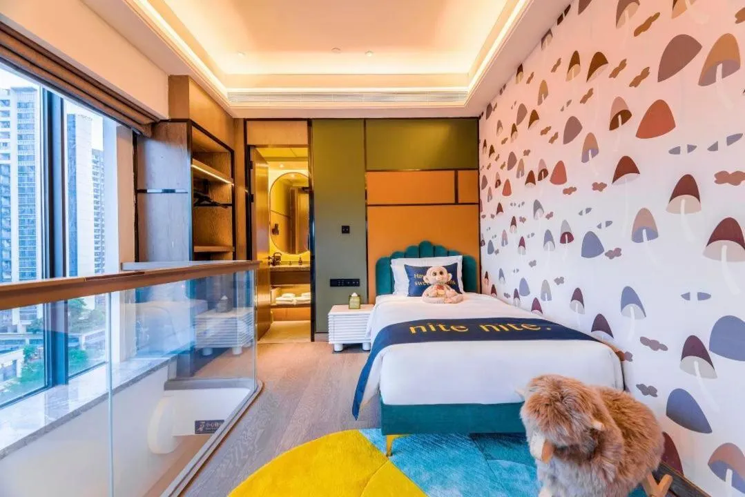 children, Bed in MUSTEL Hotel Guangzhou Nansha