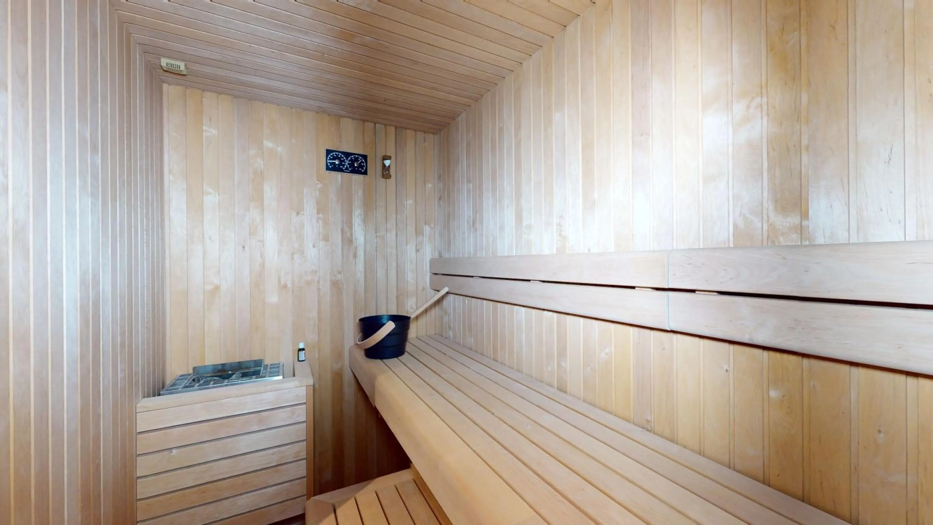 Sauna in Hôtel Flor'Alpes